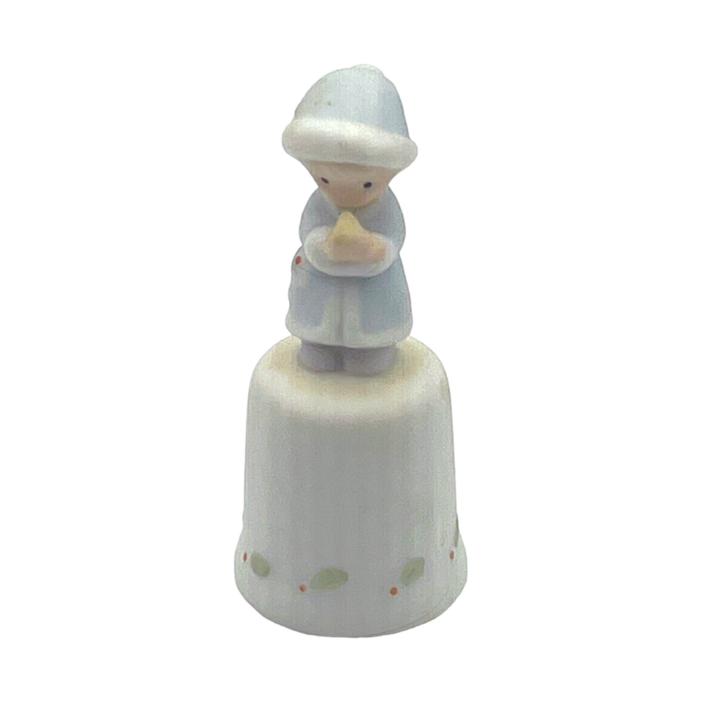 Precious Moments - May Your Christmas Be Marry - Thimble 1991 - With Box