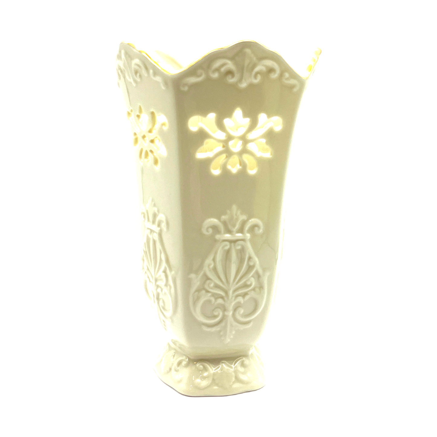 Lenox - Vase - Langtry Collection - 24K Gold Trim - Vintage - 7"