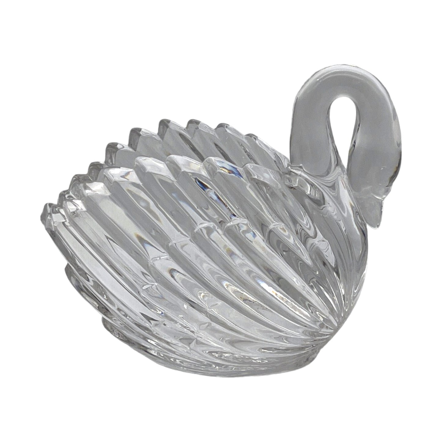 Gloria Vanderbilt - Lead Crystal Swan - Signed - 6"