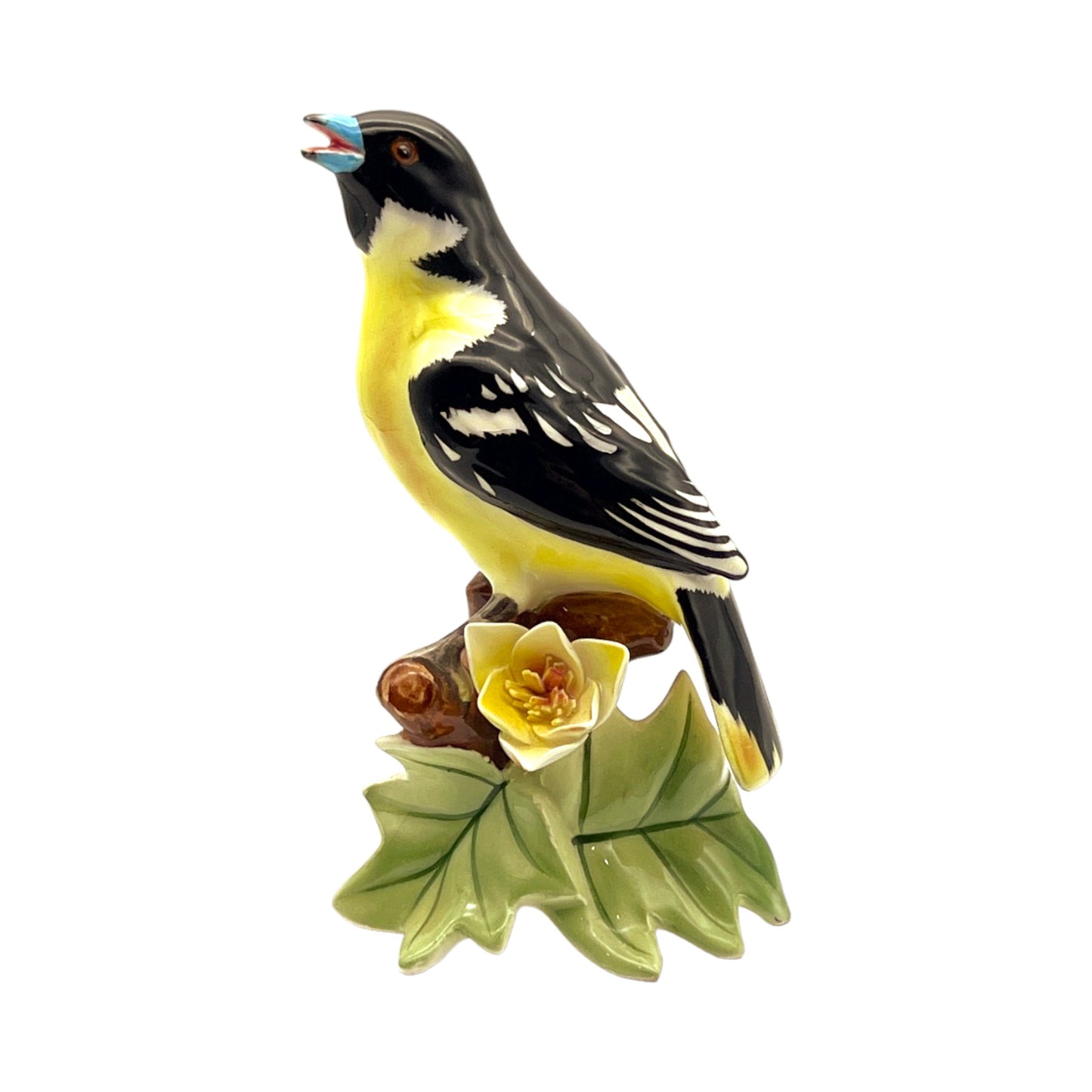 Lefton China - Baltimore Oriole W/Flowers - S783 - 6"