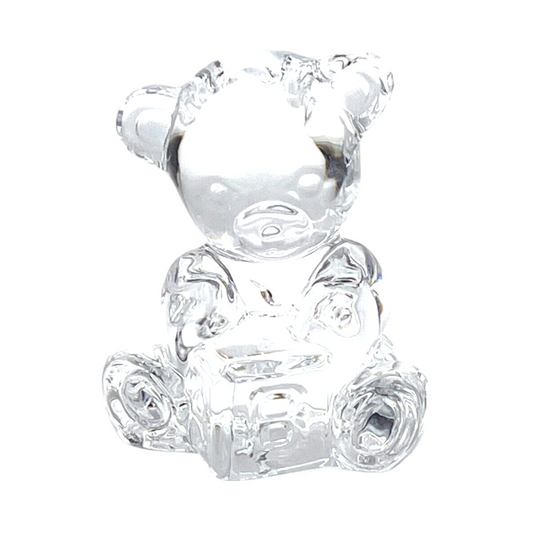 Waterford Crystal - Teady Bear With Block - 3.5"