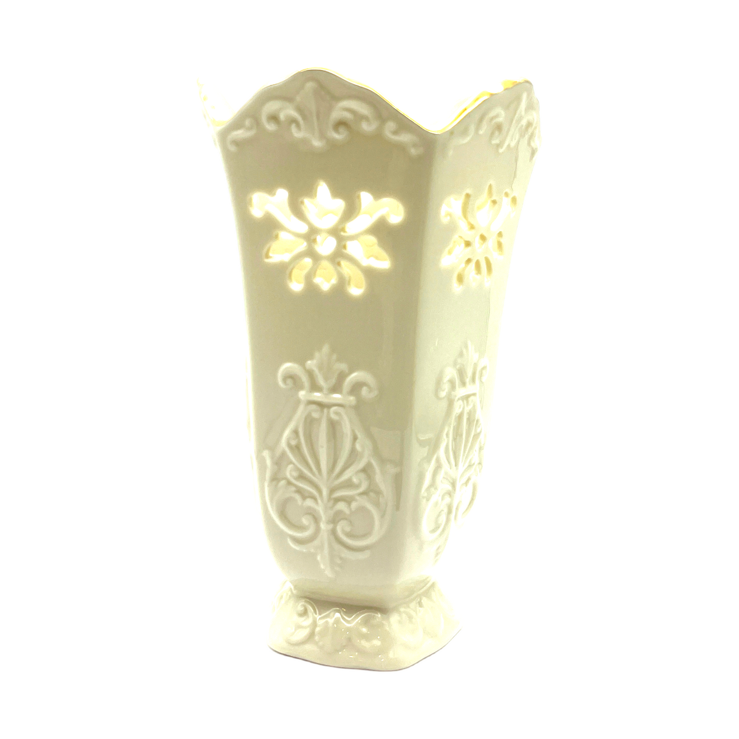 Lenox - Vase - Langtry Collection - 24K Gold Trim - Vintage - 7"