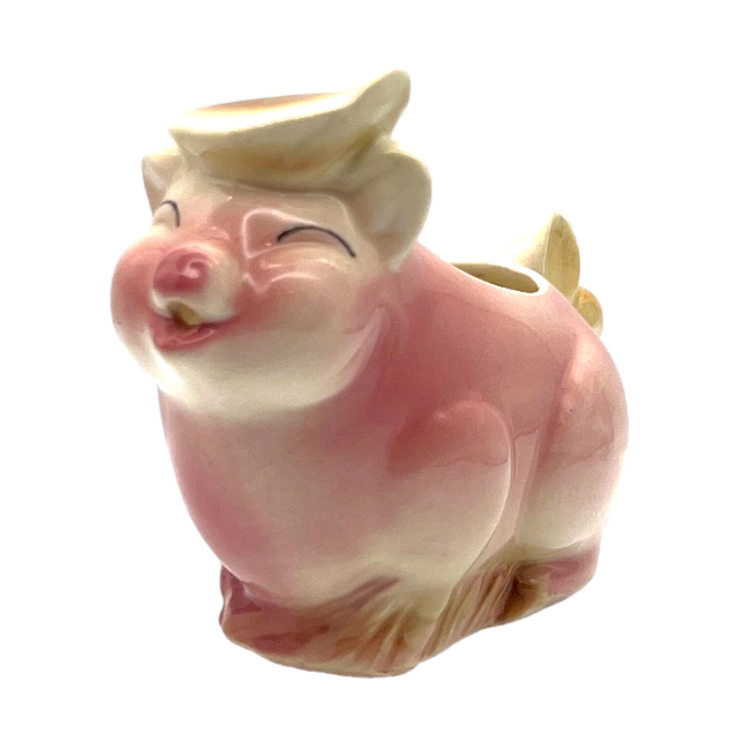 Spaulding China - Pink Pig Creamer - Vintage - 4.5"