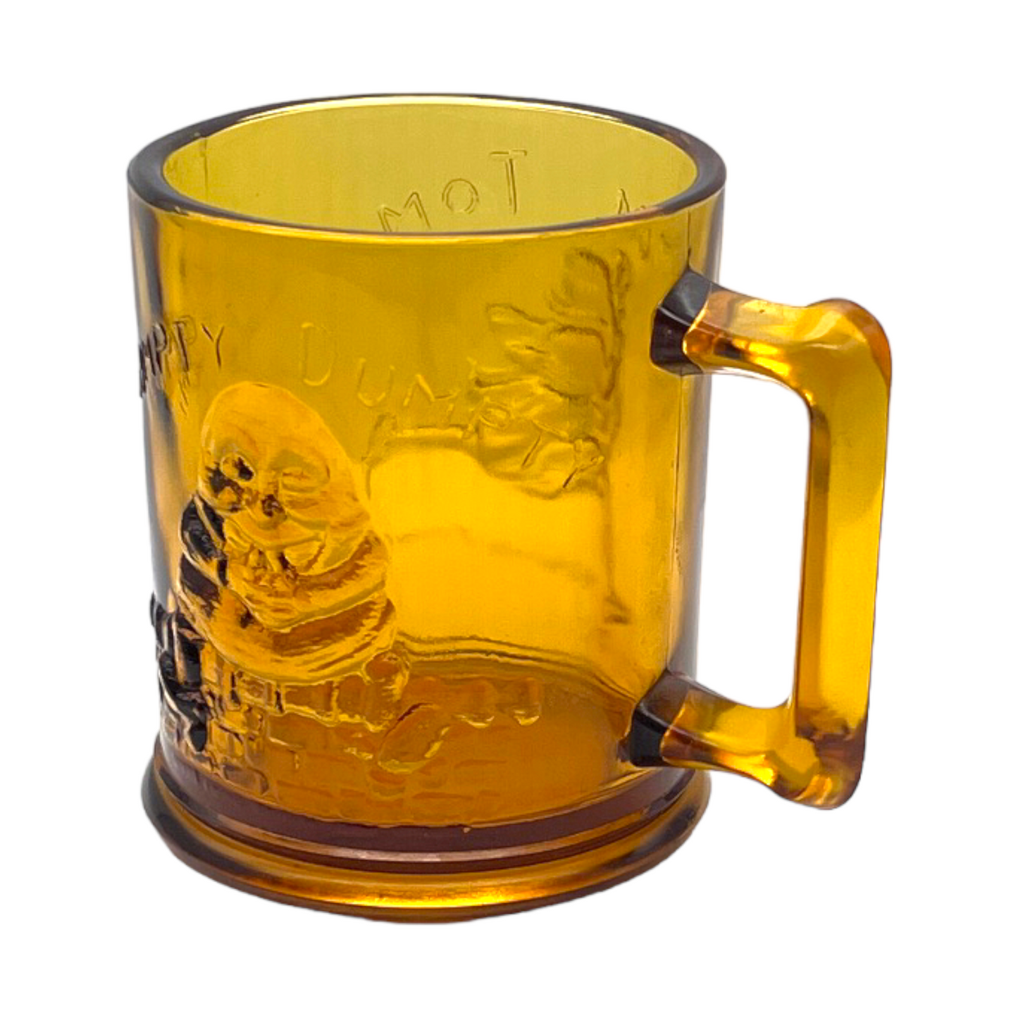 Indiana Glass- Humpty Dumpty / Tom Tom The Pipers Son Mug - 3.5"