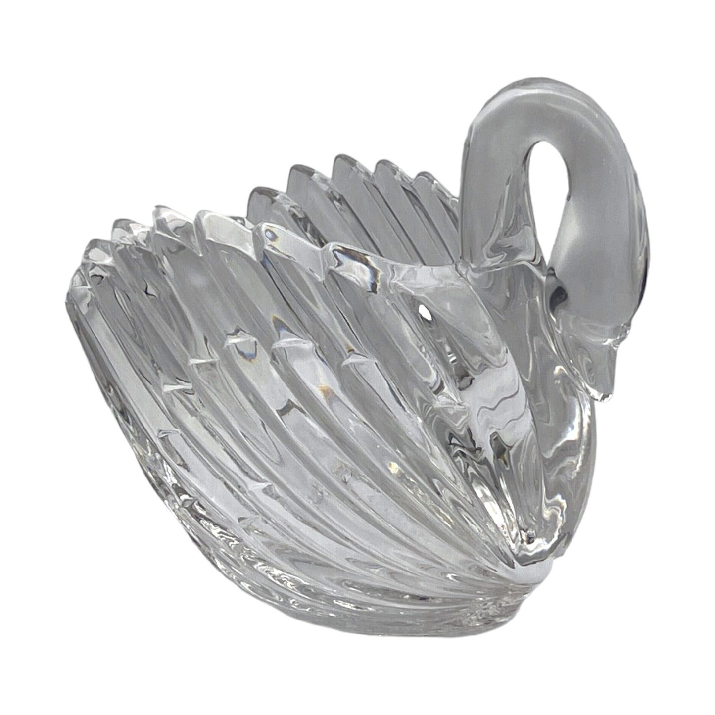 Gloria Vanderbilt - Lead Crystal Swan - Signed - 6"