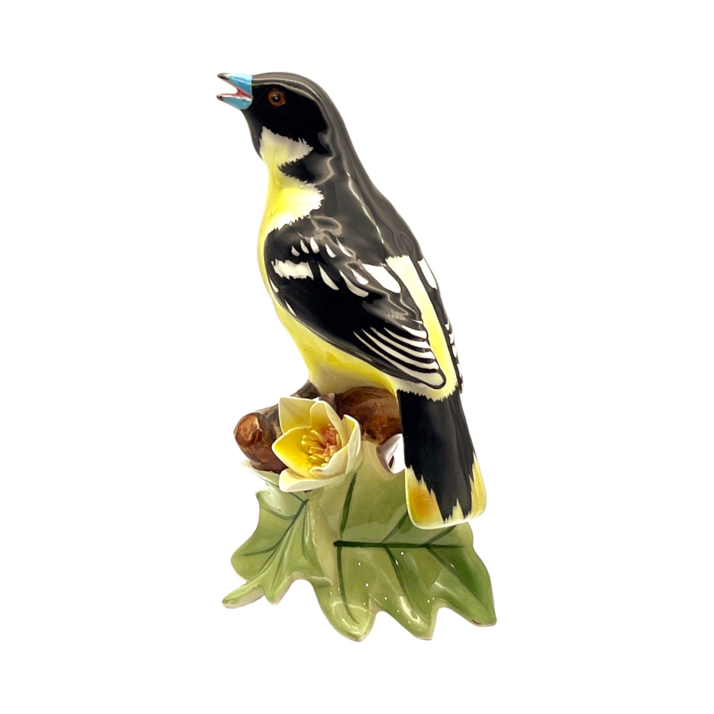 Lefton China - Baltimore Oriole W/Flowers - S783 - 6"