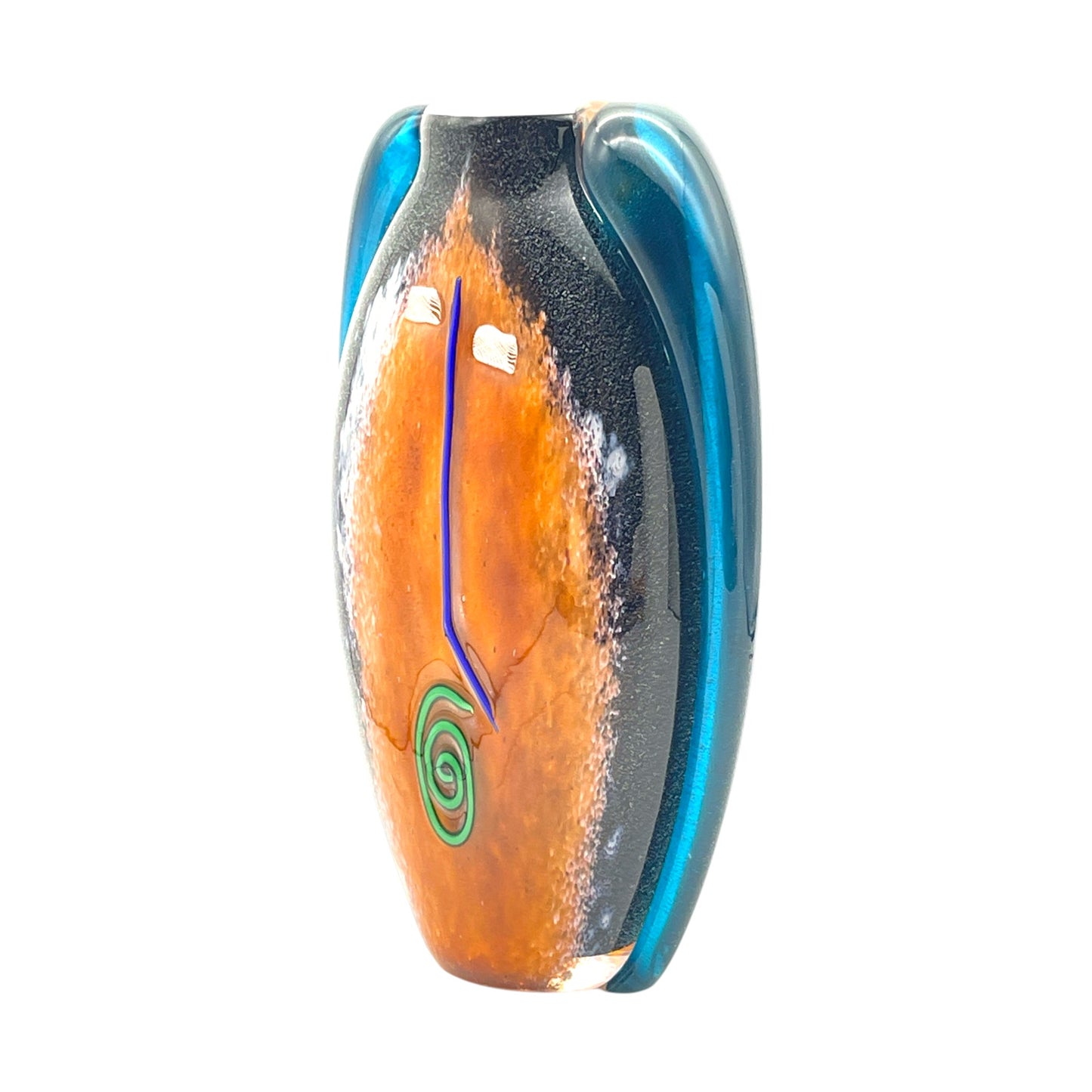 Kerry Feldman / Fineline Studio - Picasso Face Bud Vase - Signed - 7"