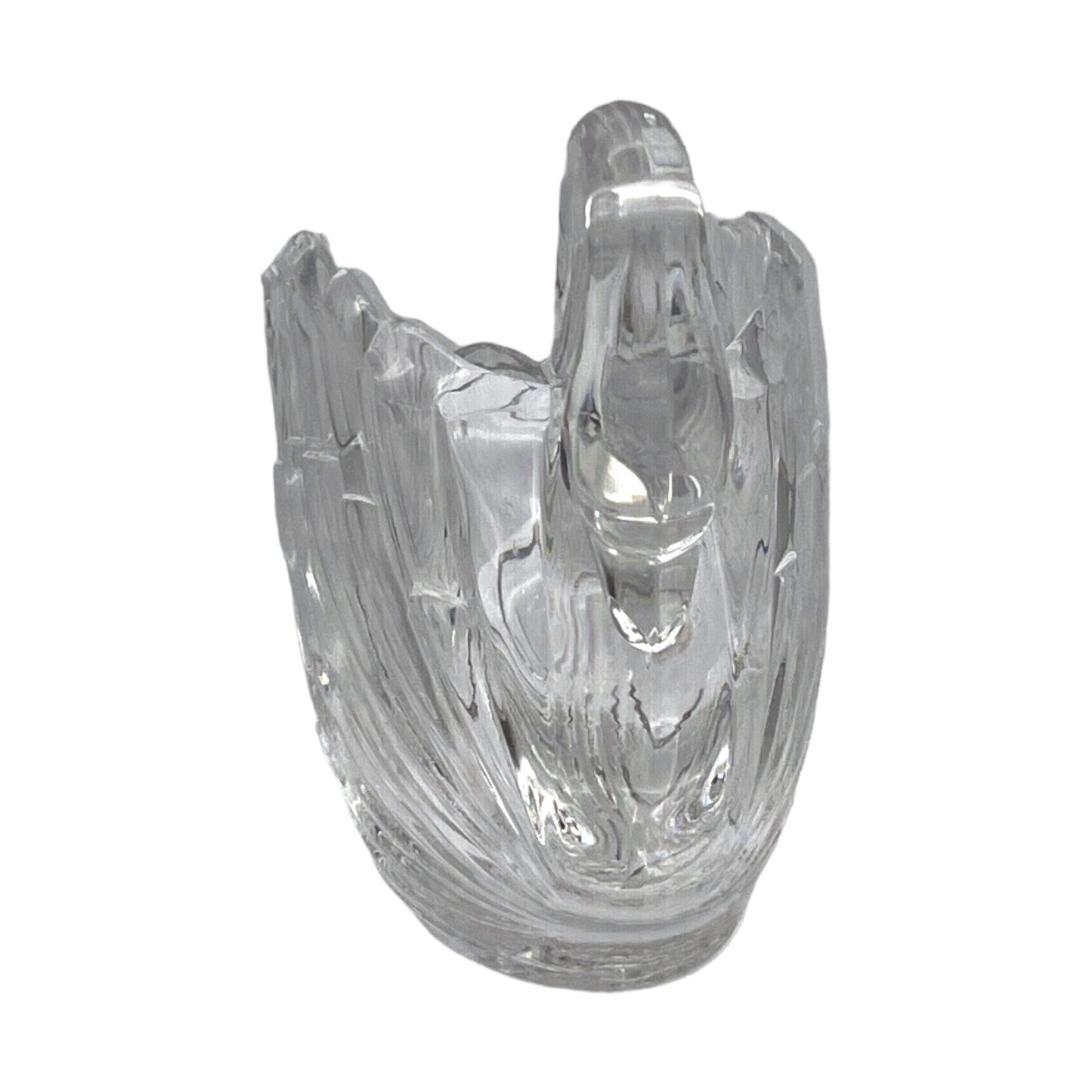 Gloria Vanderbilt - Lead Crystal Swan - Signed - 6"