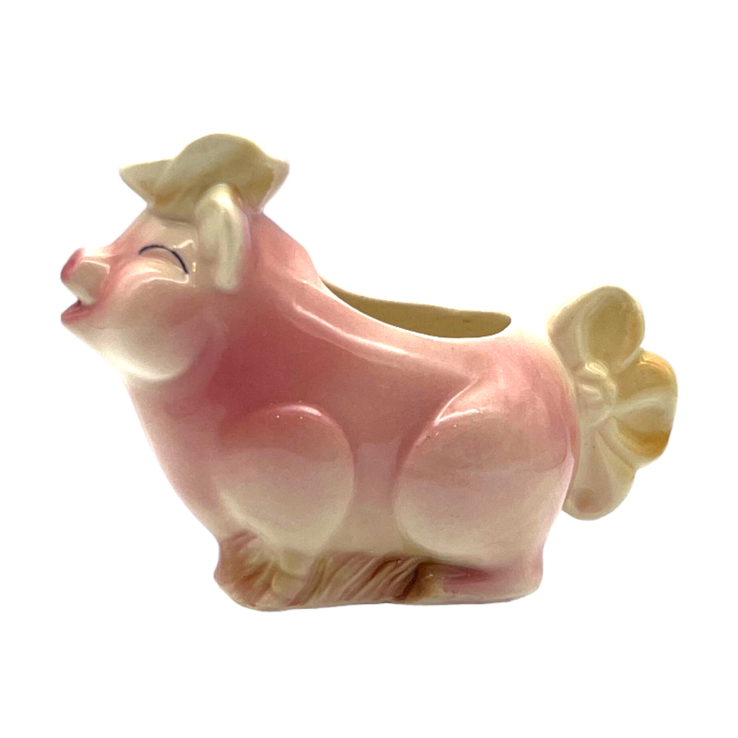 Spaulding China - Pink Pig Creamer - Vintage - 4.5"