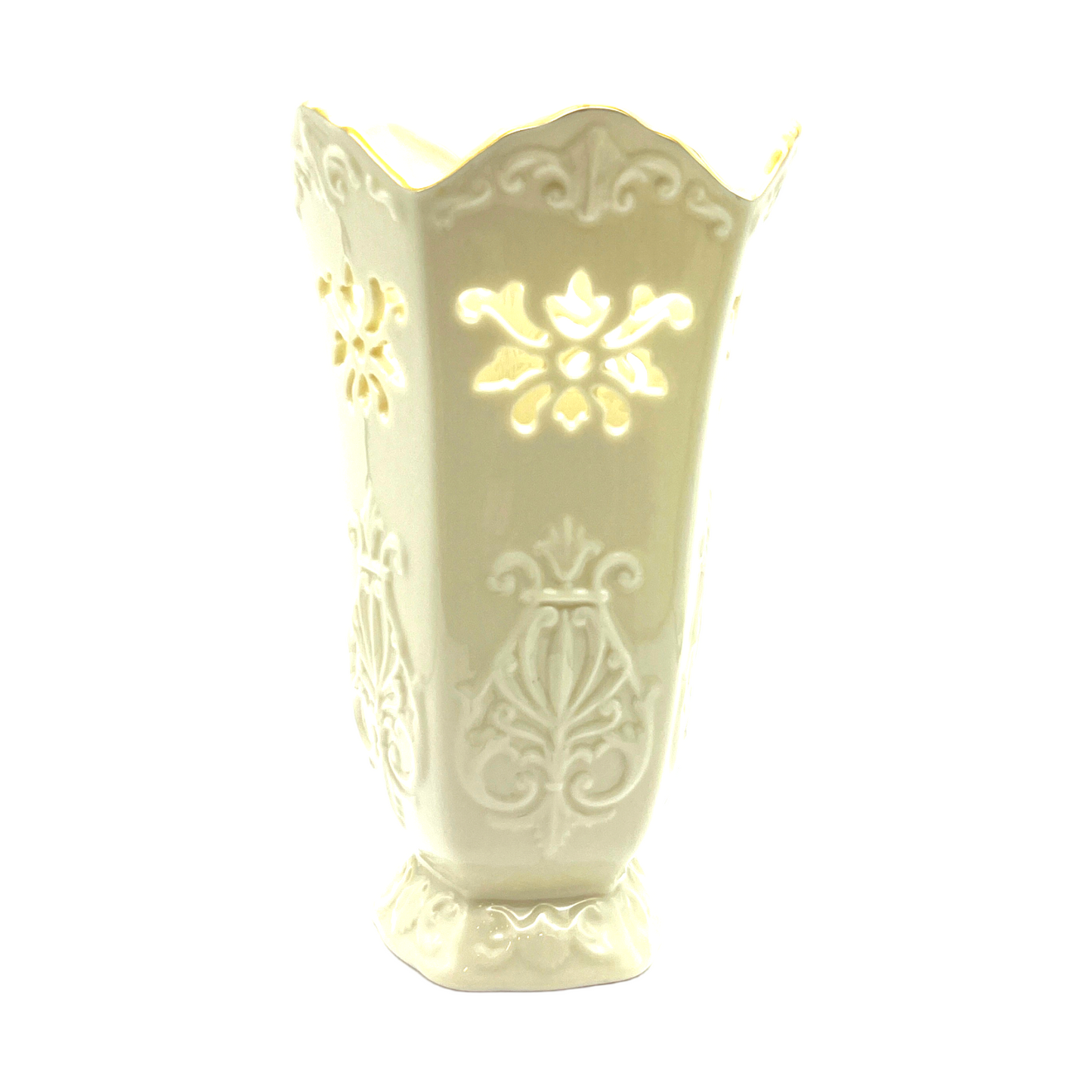 Lenox - Vase - Langtry Collection - 24K Gold Trim - Vintage - 7"