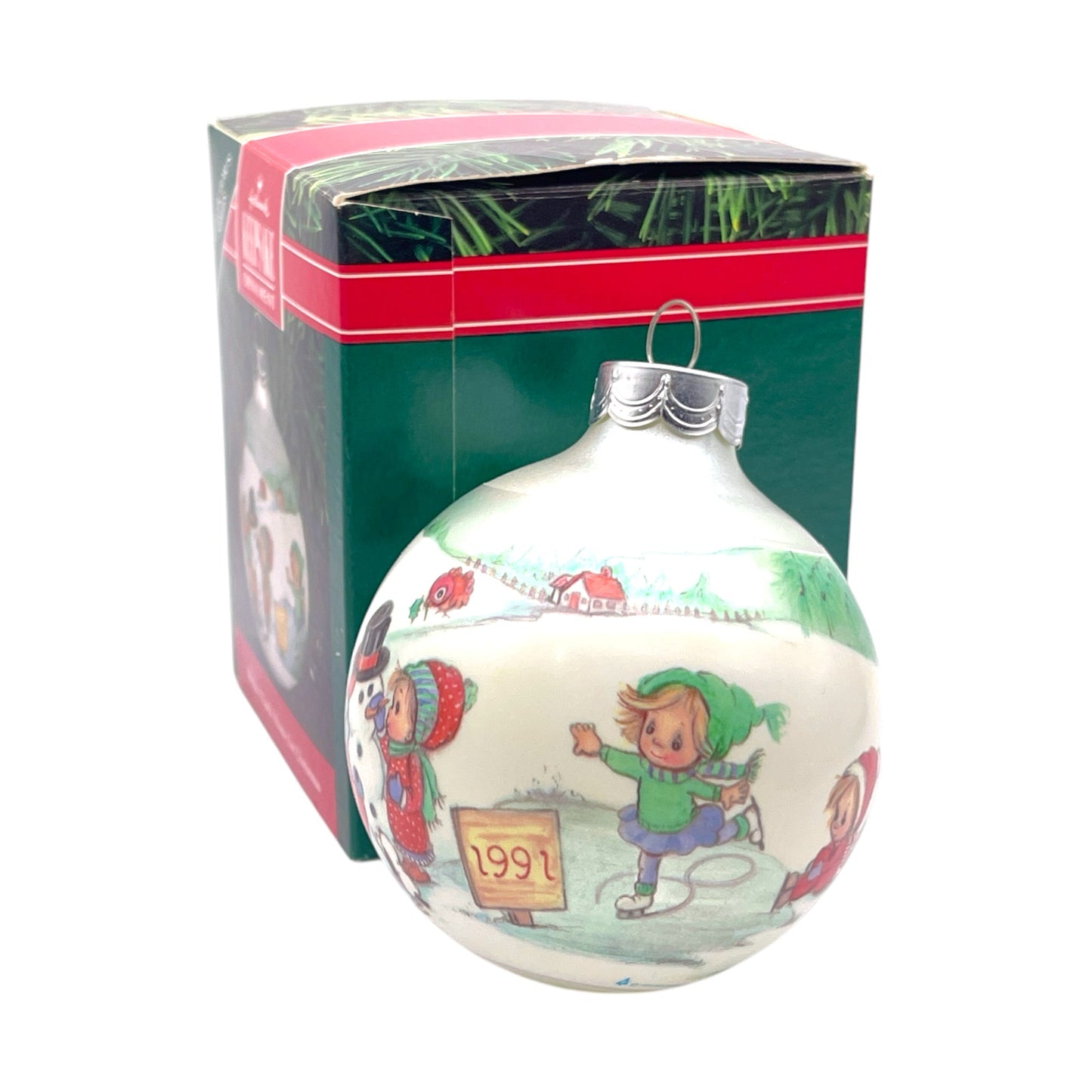 Hallmark Keepsake Ornament - Betsy Clark: Home For Christmas #6 - 1991 - 2.88"