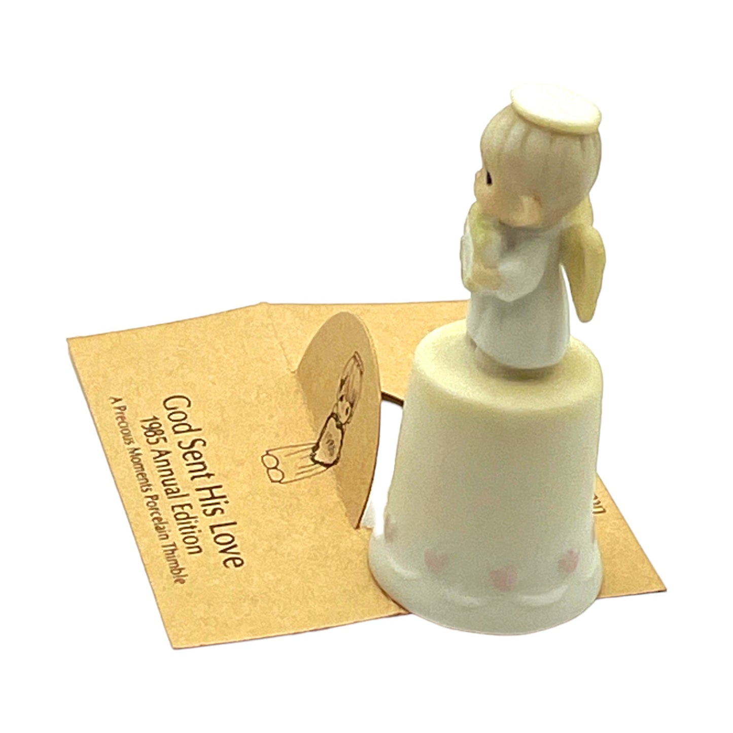 Precious Moments - God Sent His Love - Thimble - 15865 - 1985