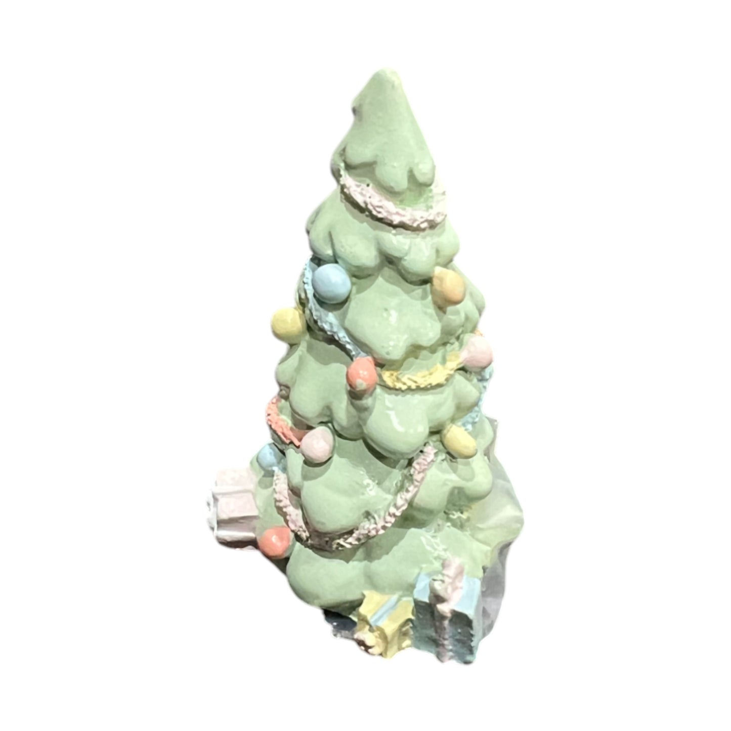 Precious Moments - Mini Pewter Christmas Tree - 613061 - 1990 - 2.5"