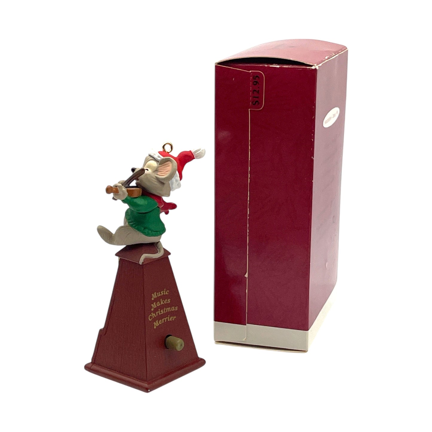 Hallmark Keepsake Ornament - In Time With Christmas Windup Movement - 1995 3.75"