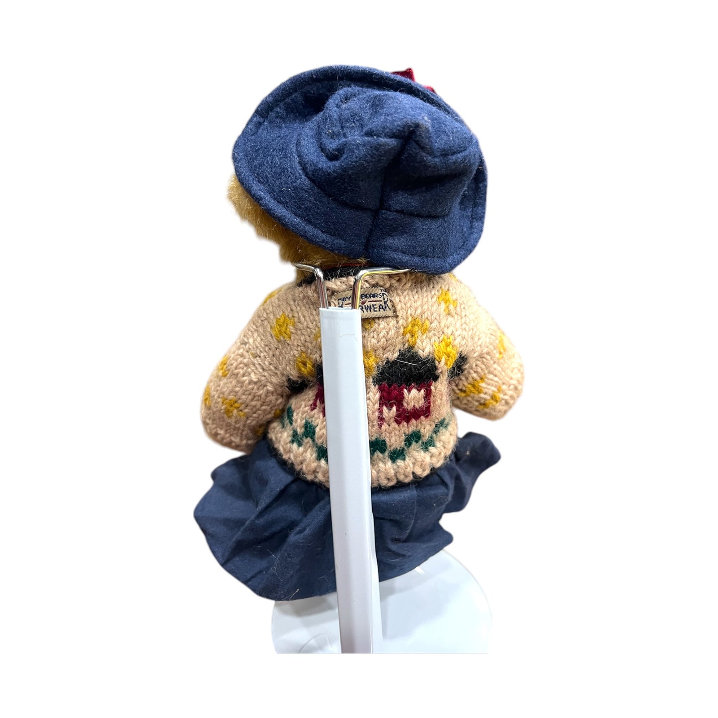 Boyds Bailey & Friends - Blue Hat & Rose - With Tags - 10"
