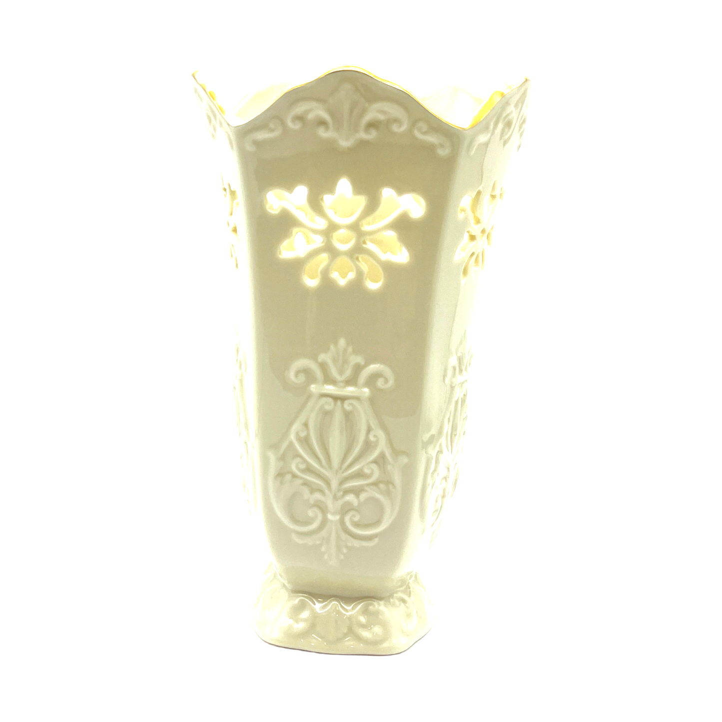 Lenox - Vase - Langtry Collection - 24K Gold Trim - Vintage - 7"