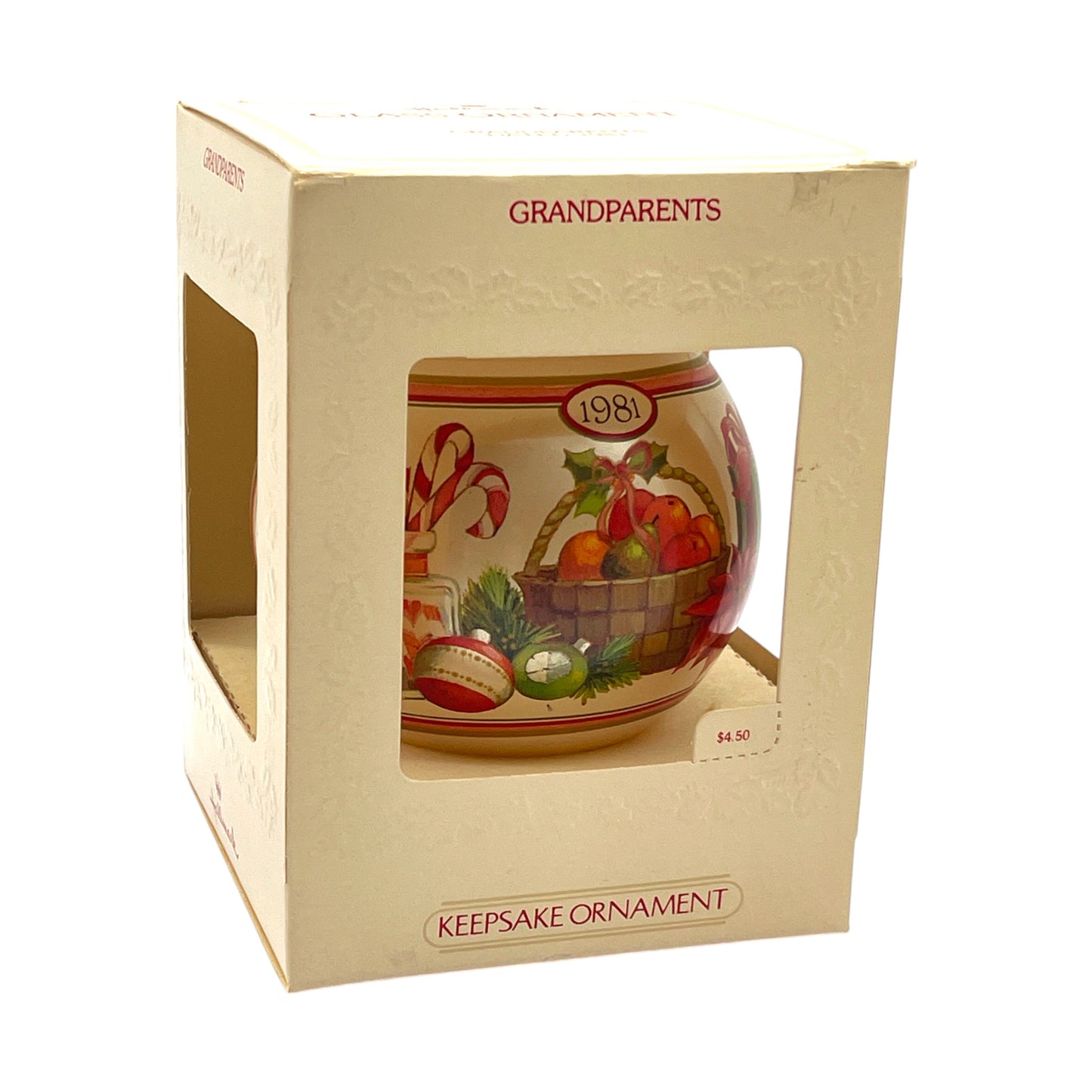 Hallmark Keepsake Ornament - Grandparents - 1981 - 3.25"