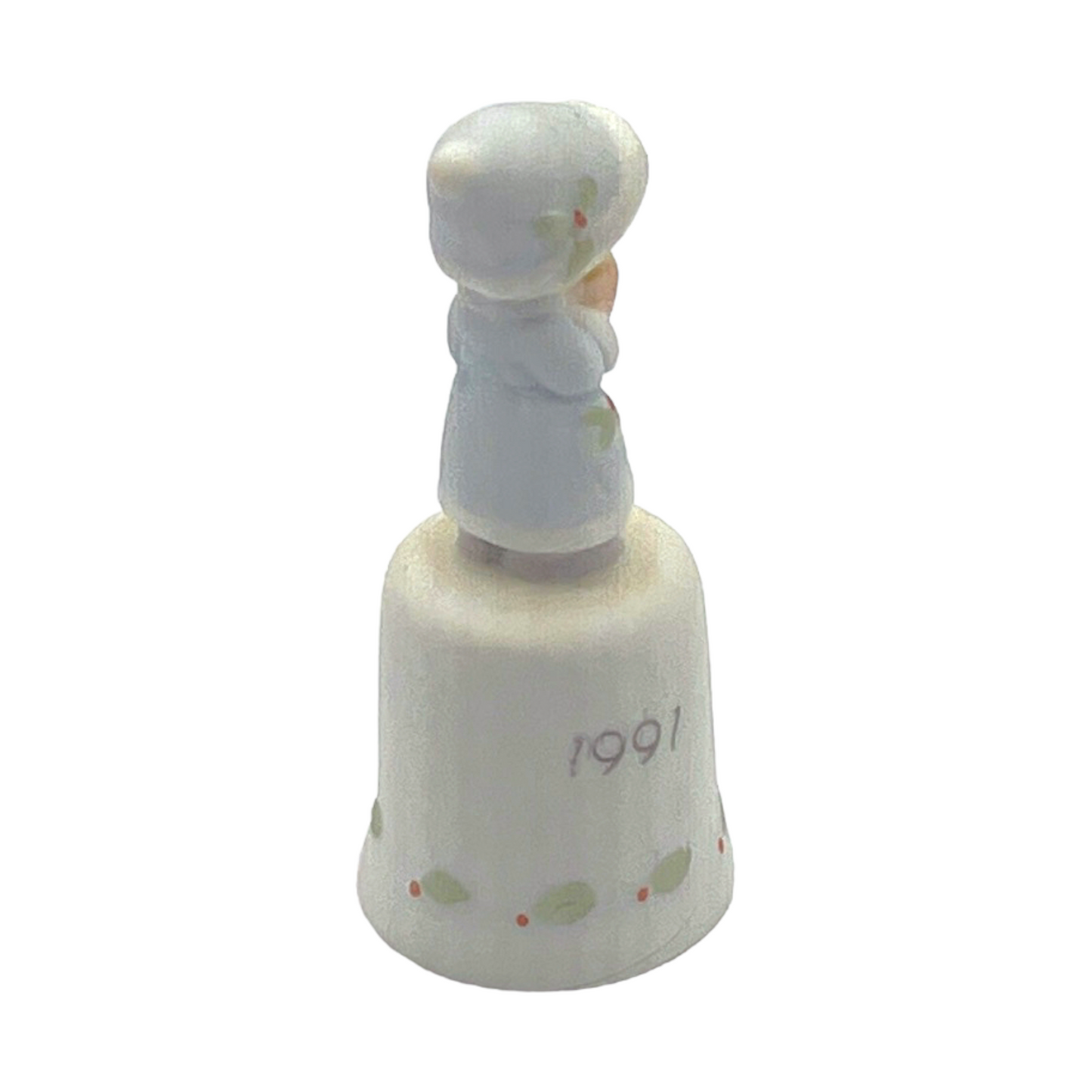 Precious Moments - May Your Christmas Be Marry - Thimble 1991 - With Box