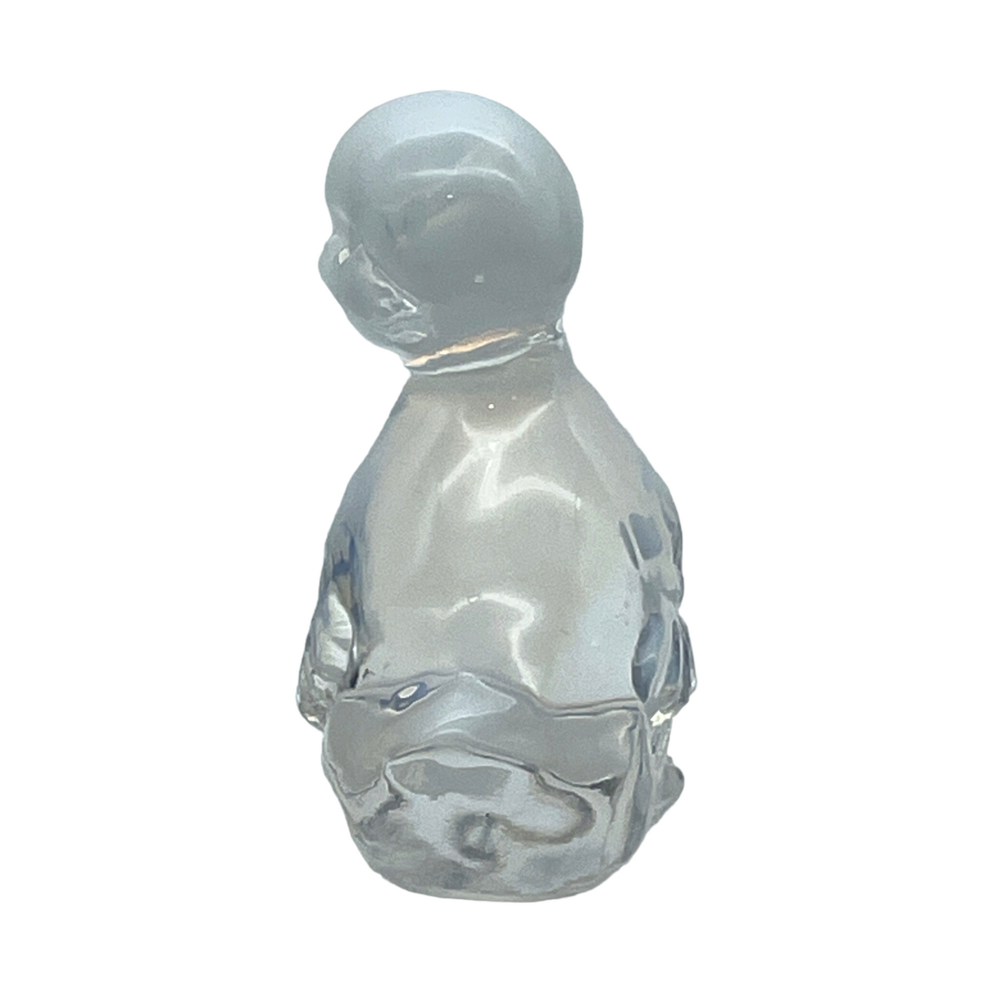 Fenton Art Glass - Opalescent Duck - Original Sicker - 3.5"