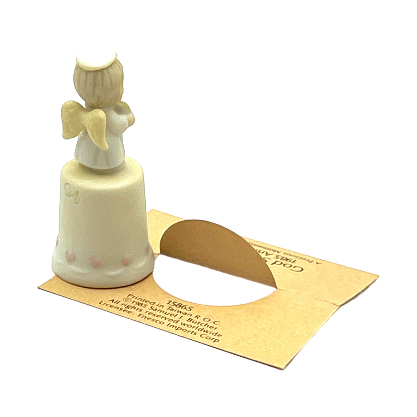 Precious Moments - God Sent His Love - Thimble - 15865 - 1985