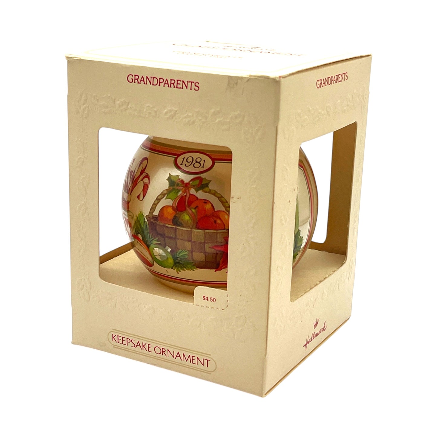 Hallmark Keepsake Ornament - Grandparents - 1981 - 3.25"