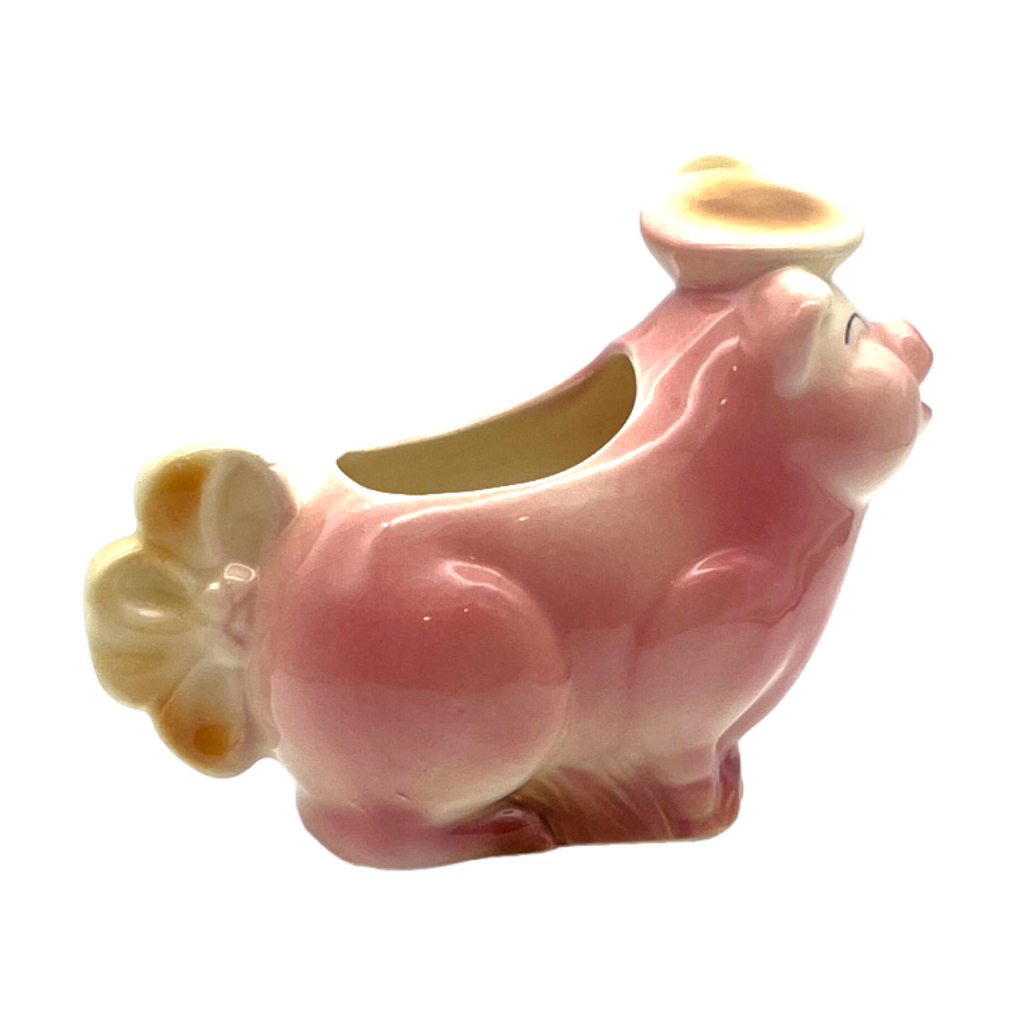 Spaulding China - Pink Pig Creamer - Vintage - 4.5"