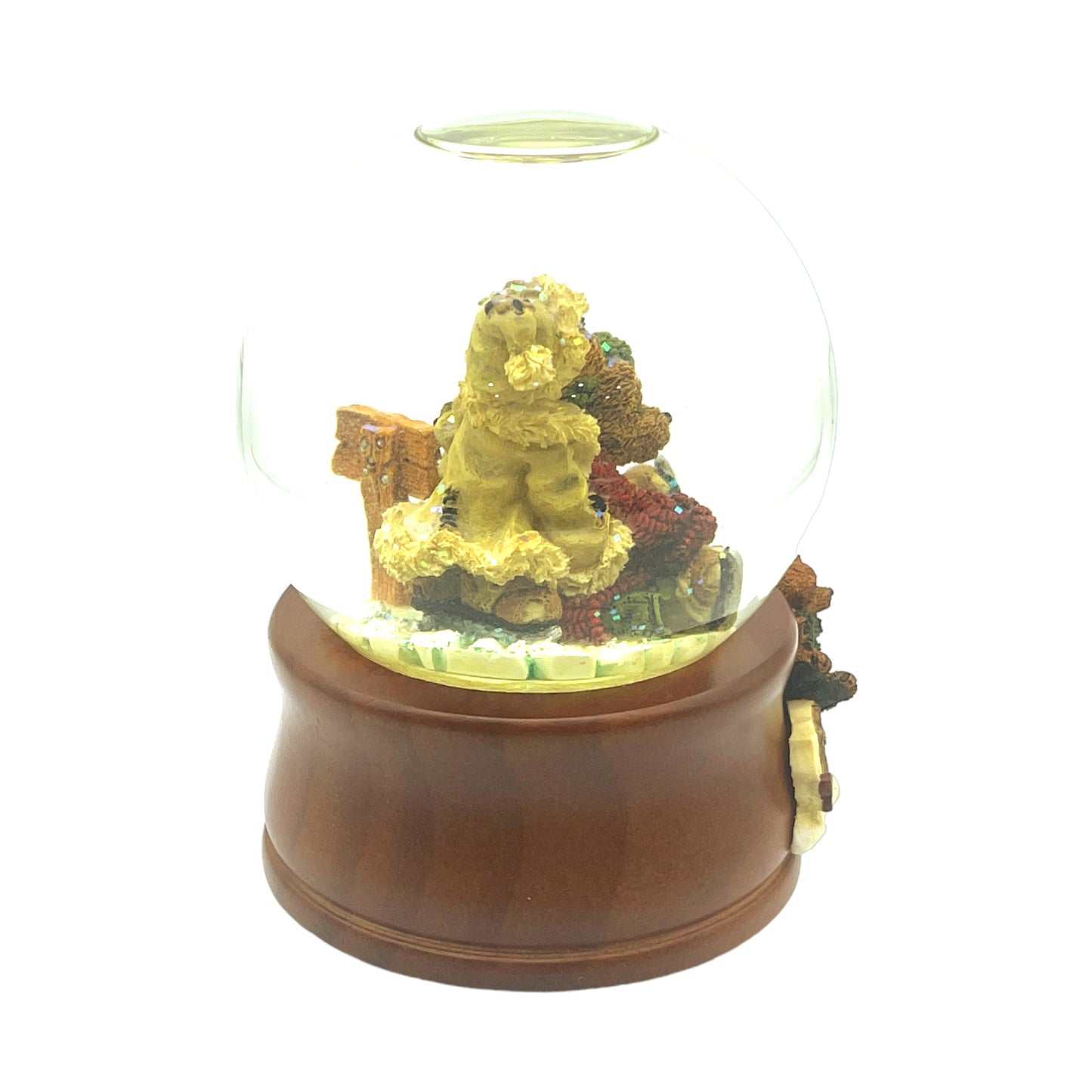 Boyds Bear & Friends - Music Snow Globe - Helping Hands E2/76 - 6"