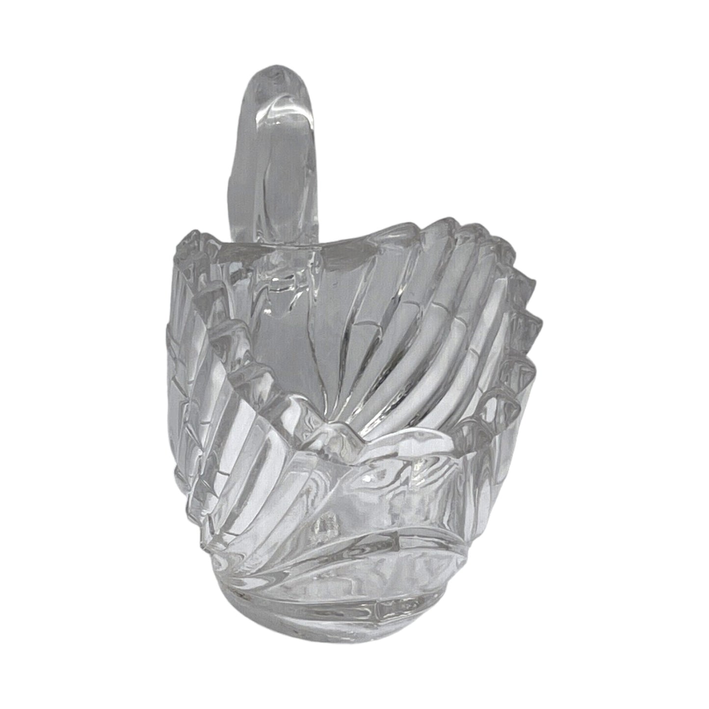 Gloria Vanderbilt - Lead Crystal Swan - Signed - 6"