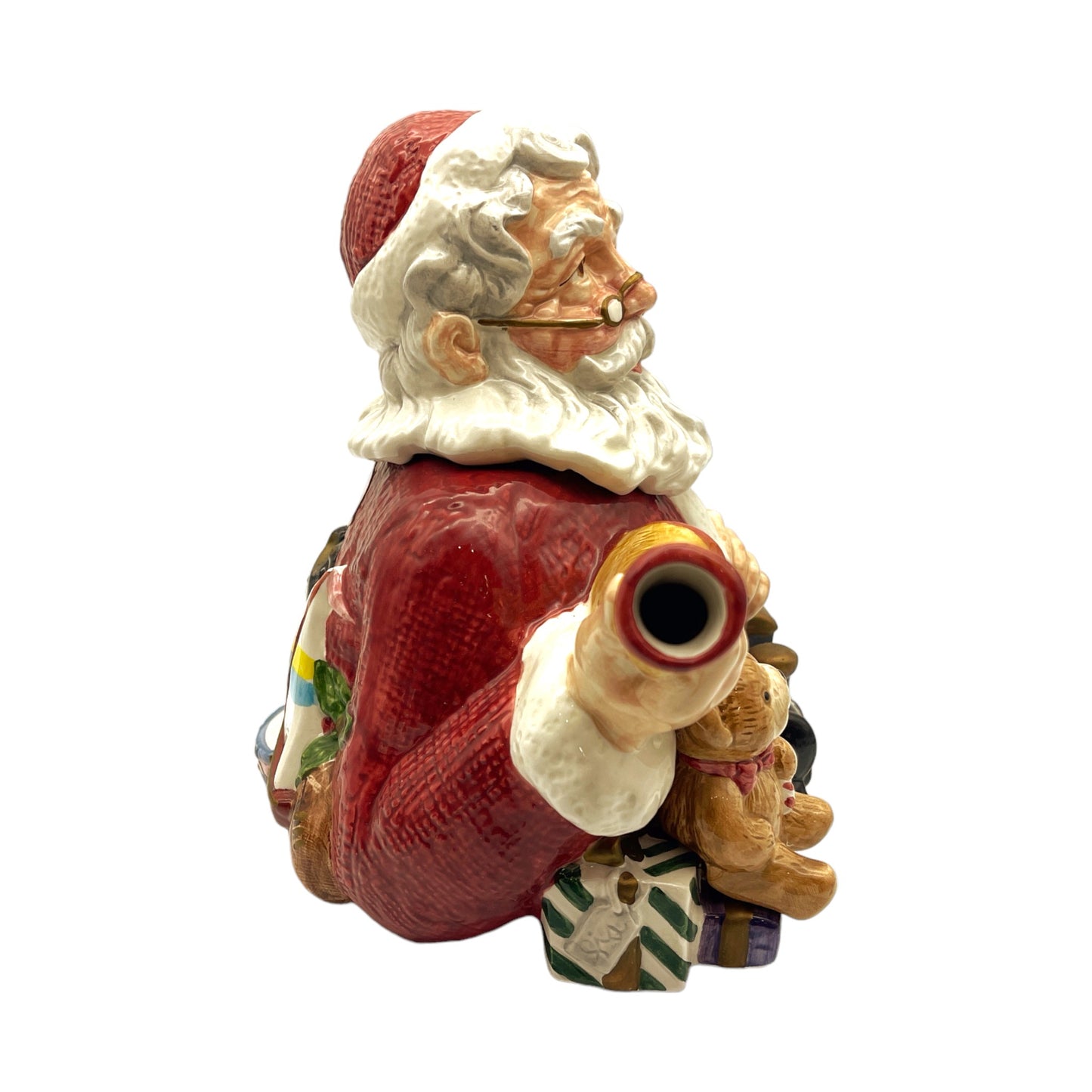 Fitz & Floyd - 1994 Santa List Teapot - Christmas - 8"