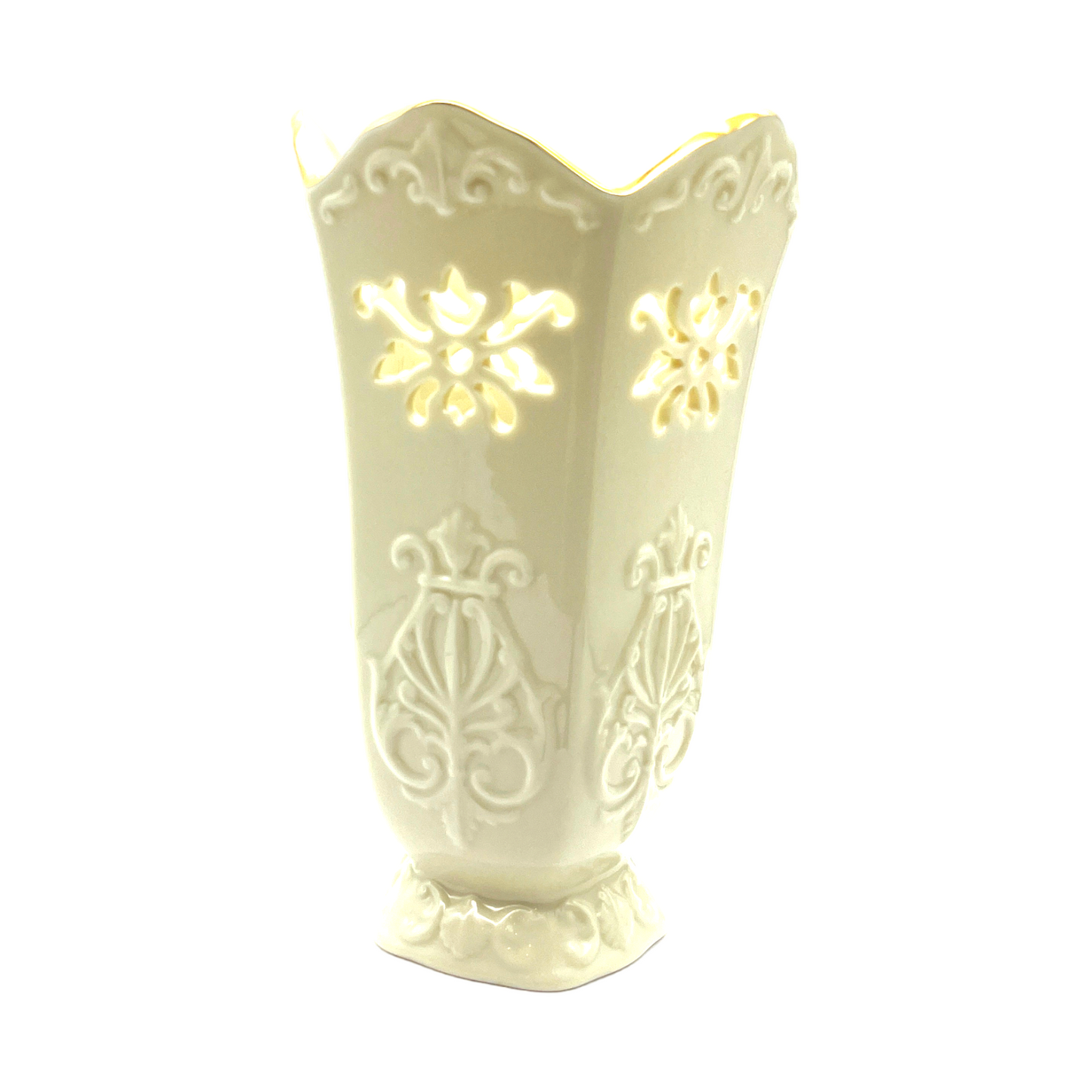Lenox - Vase - Langtry Collection - 24K Gold Trim - Vintage - 7"