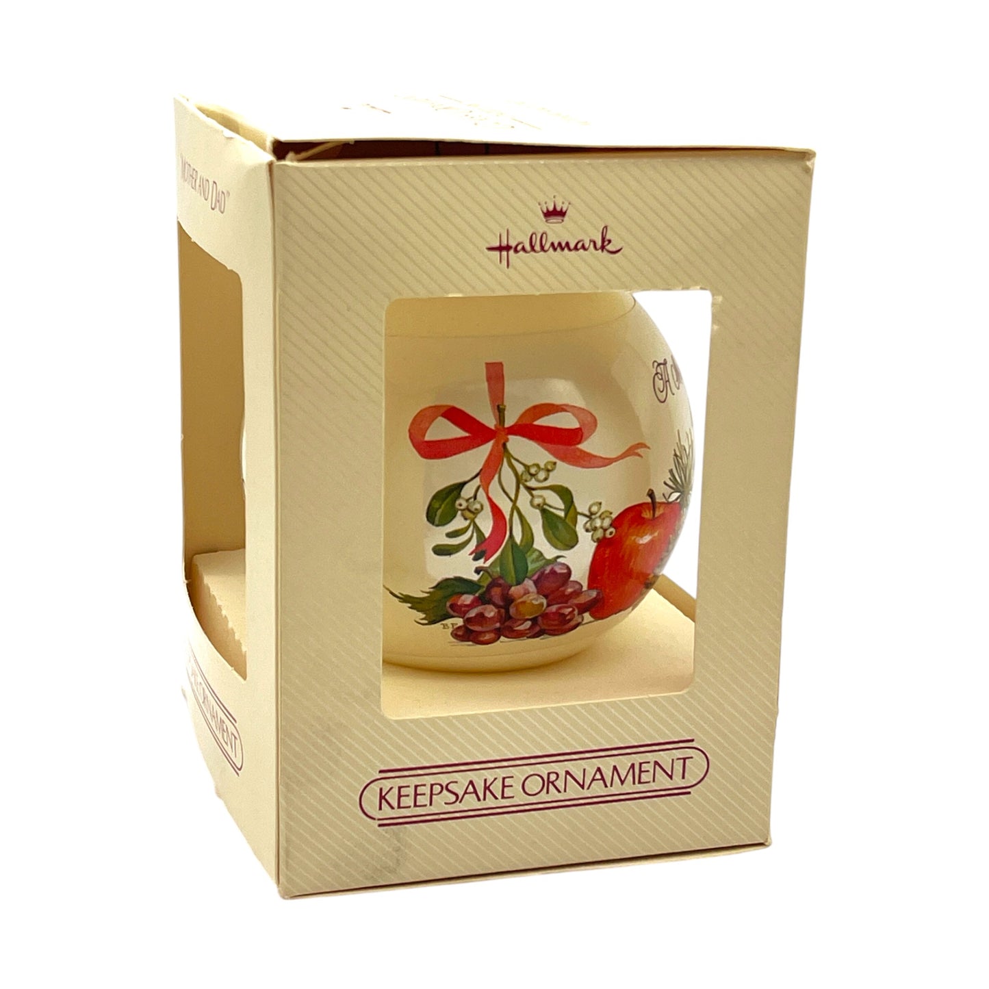 Hallmark Keepsake Ornament - Mother And Dad - 1982 - 3.25"