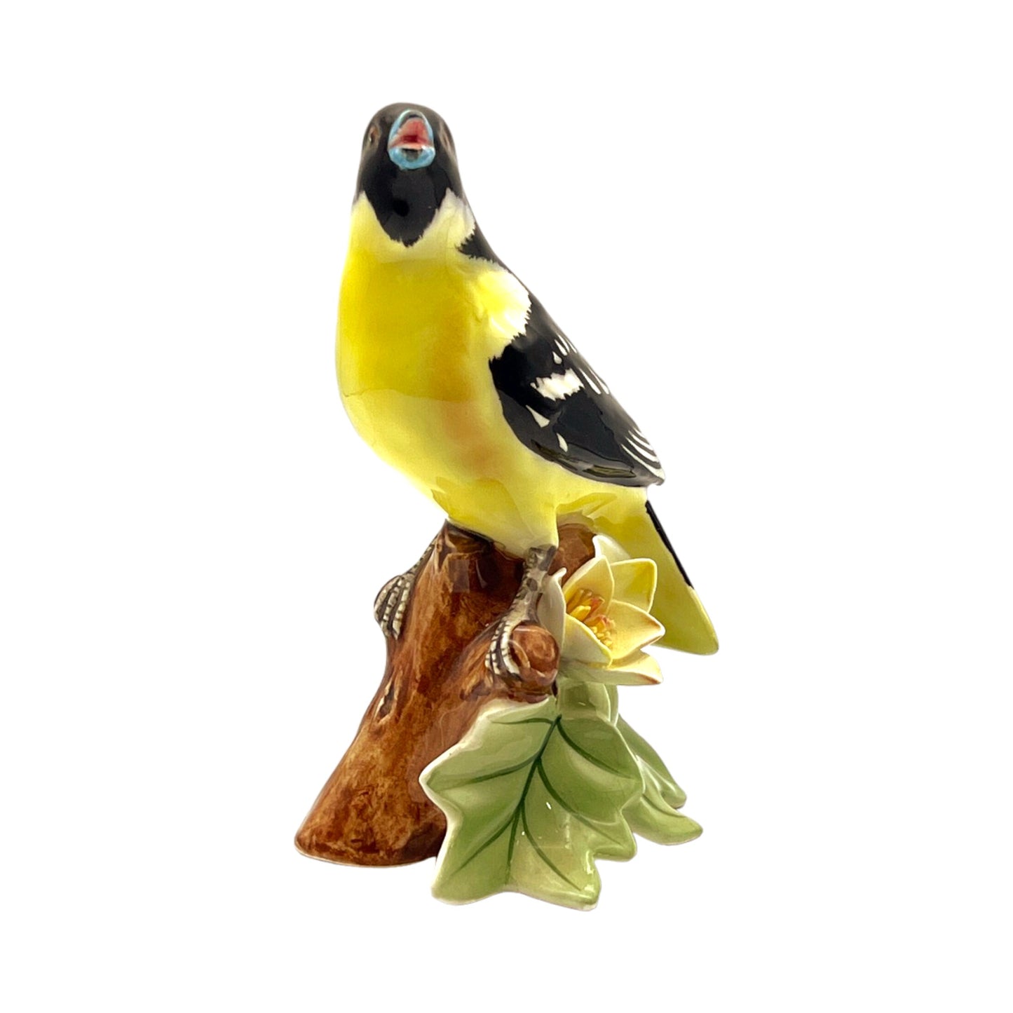 Lefton China - Baltimore Oriole W/Flowers - S783 - 6"