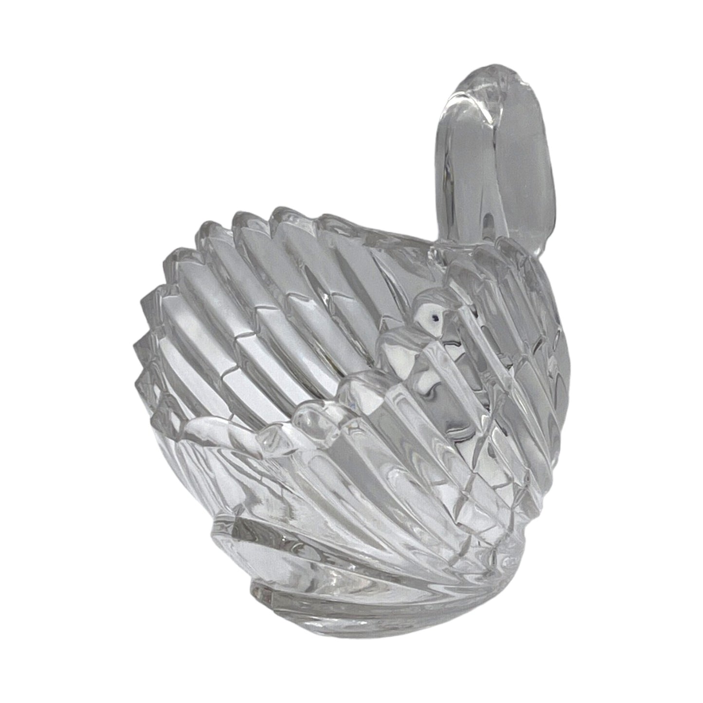 Gloria Vanderbilt - Lead Crystal Swan - Signed - 6"