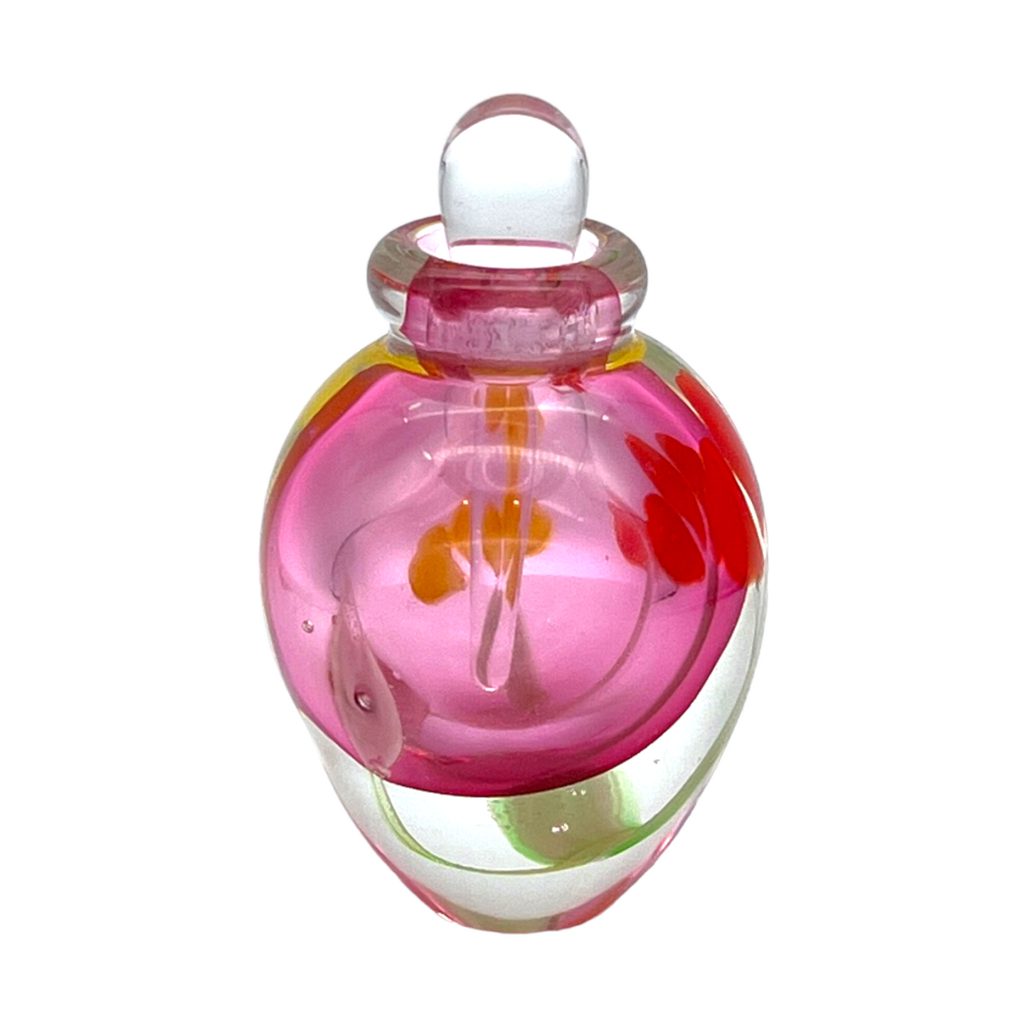 Enchanted Blooms - Pink Floral Elixir Vessel