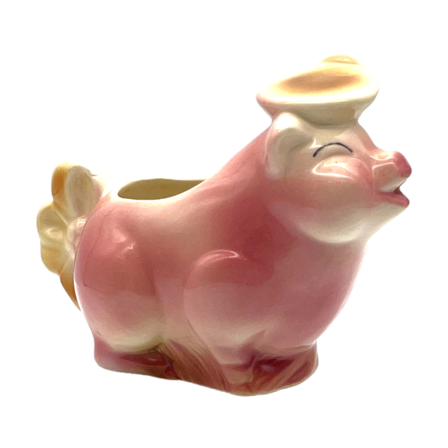 Spaulding China - Pink Pig Creamer - Vintage - 4.5"