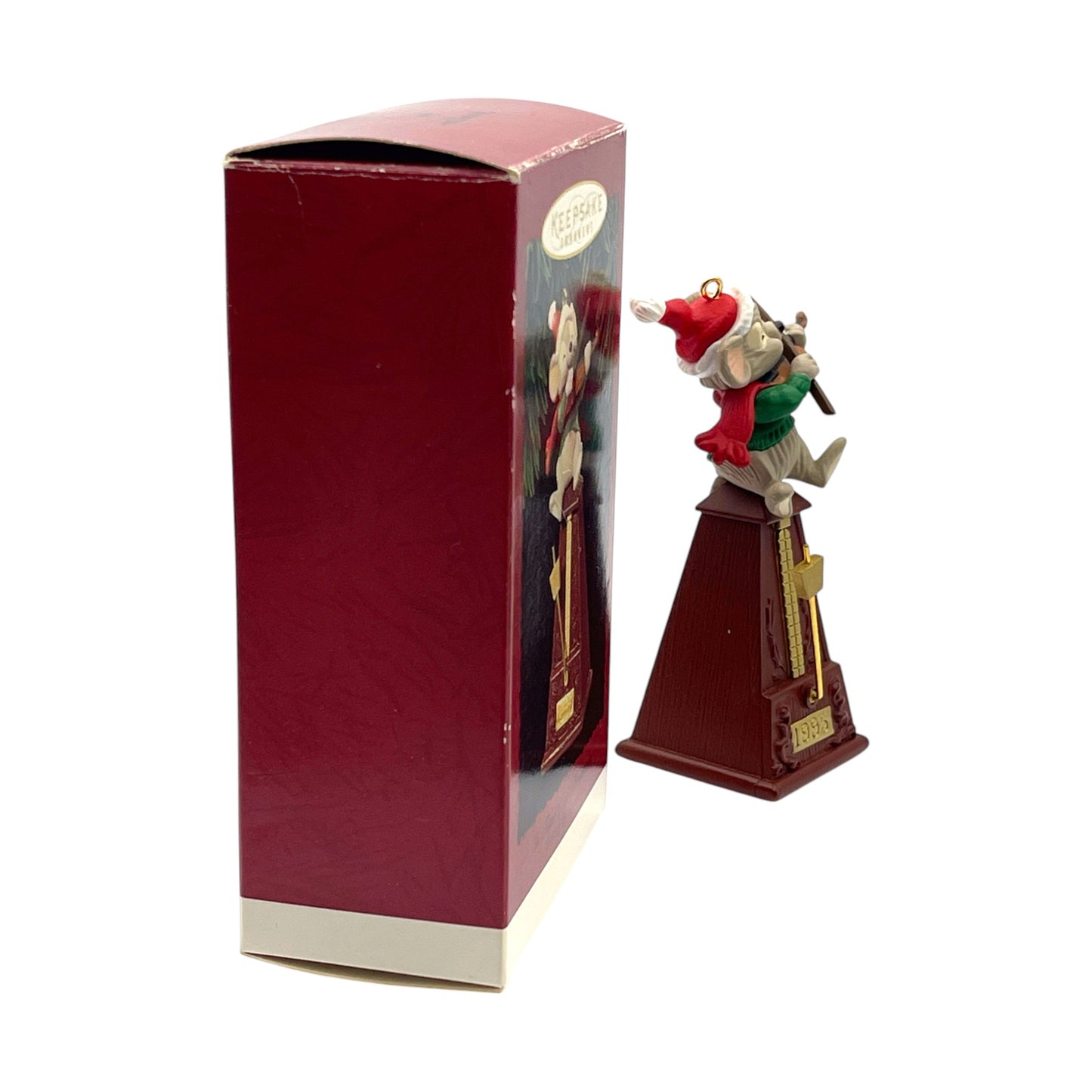 Hallmark Keepsake Ornament - In Time With Christmas Windup Movement - 1995 3.75"