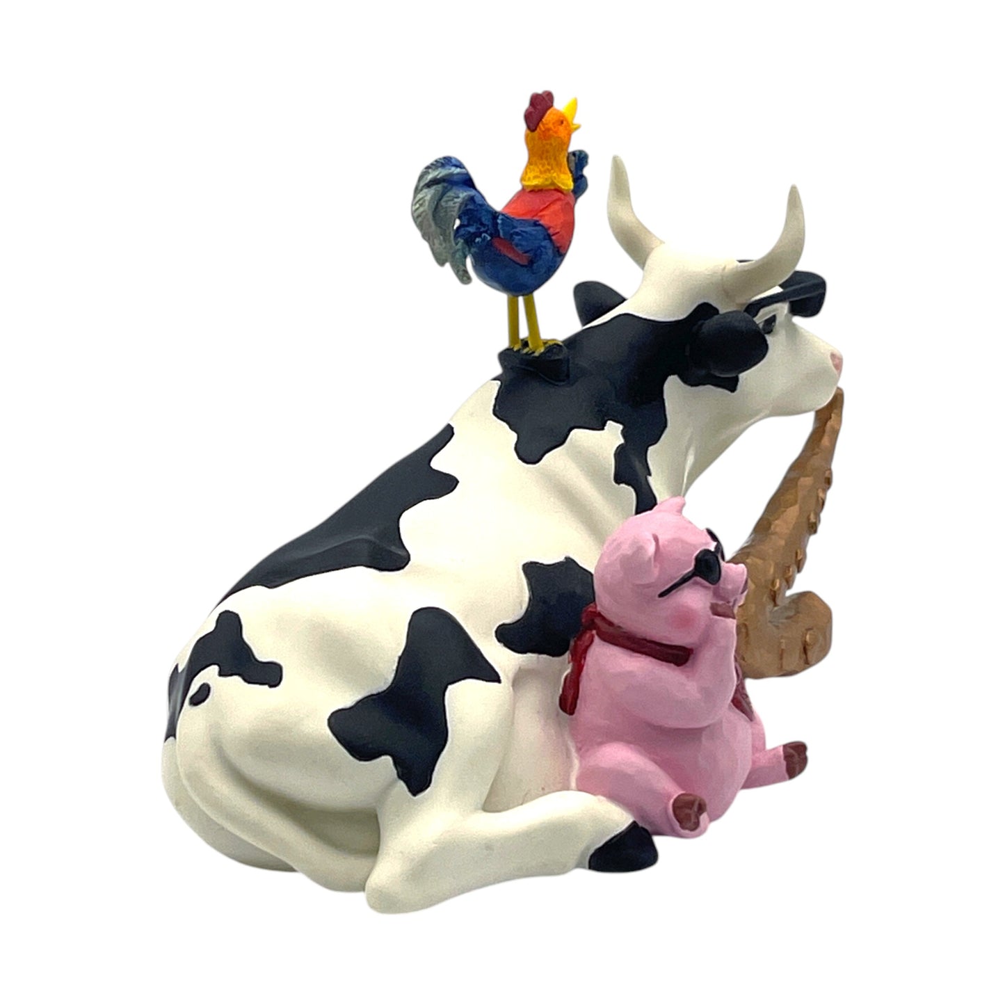 CowParade - Mixed Plate Blues #9141 - Limited #0547 - No Box - 4"