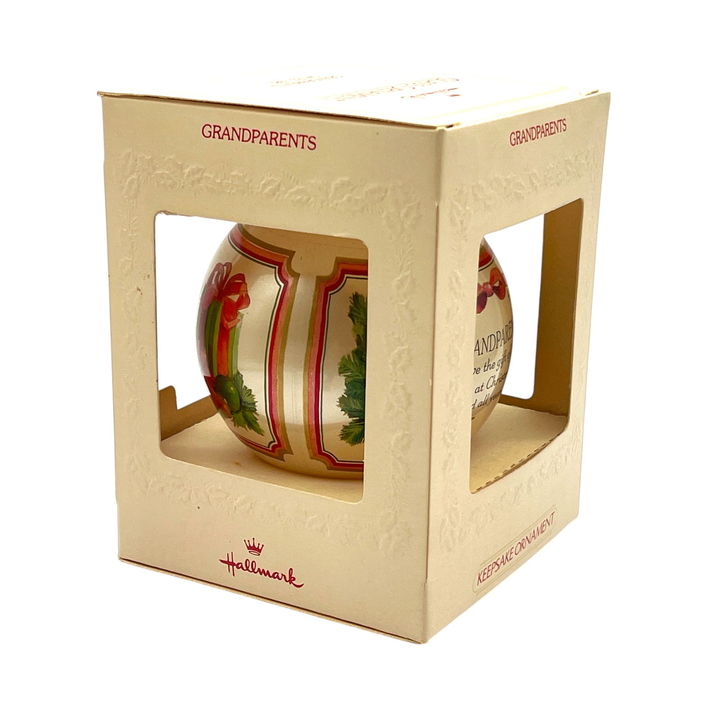 Hallmark Keepsake Ornament - Grandparents - 1981 - 3.25"