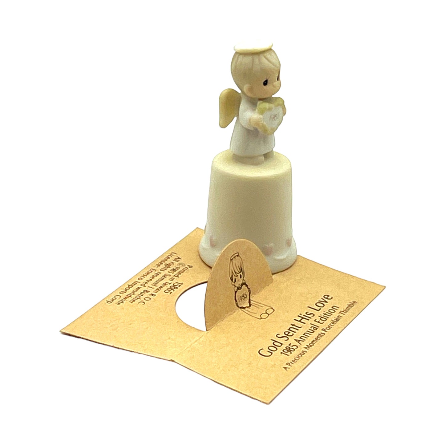 Precious Moments - God Sent His Love - Thimble - 15865 - 1985