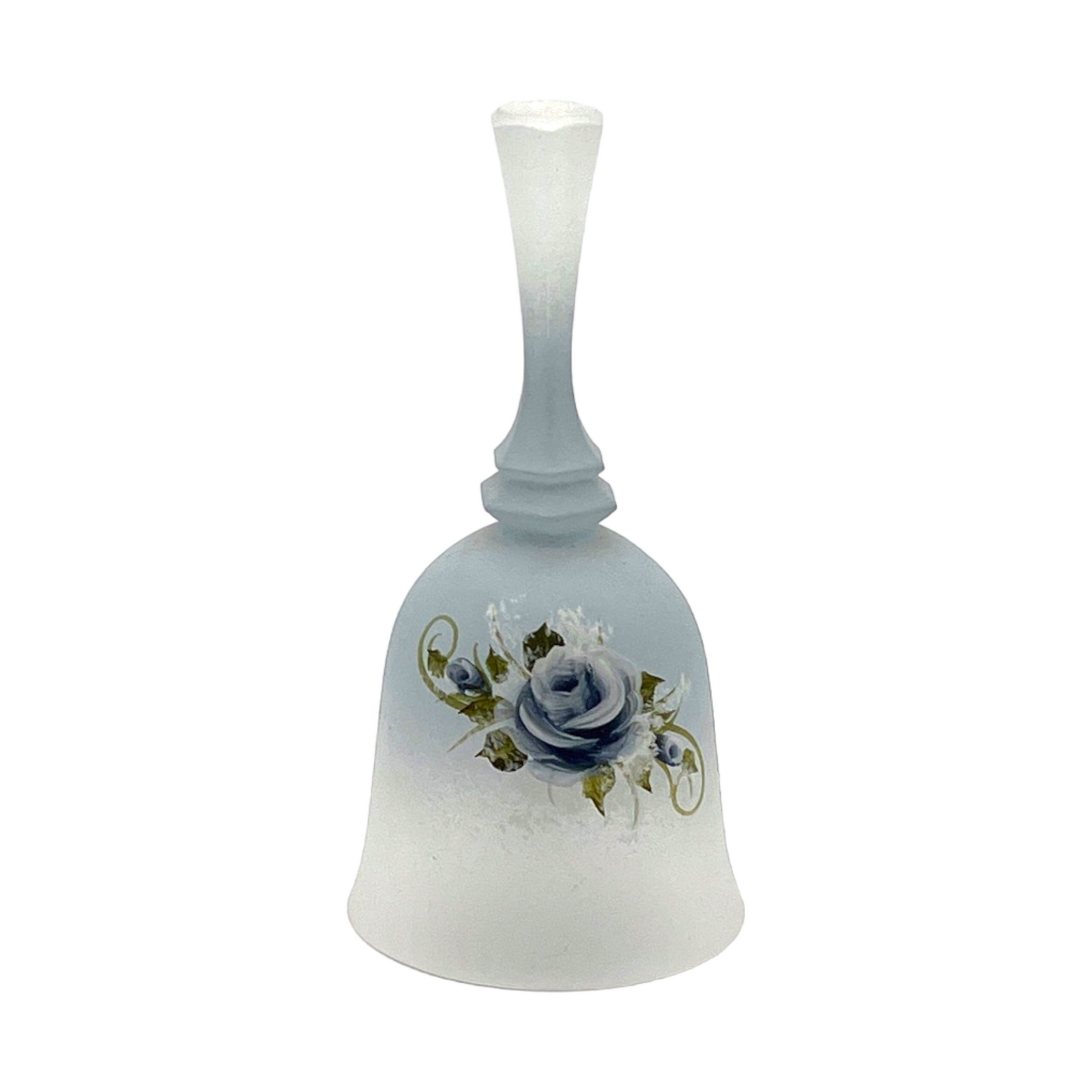 Bell - Hand Painted Rose - Signed - 1987 - 4.5"