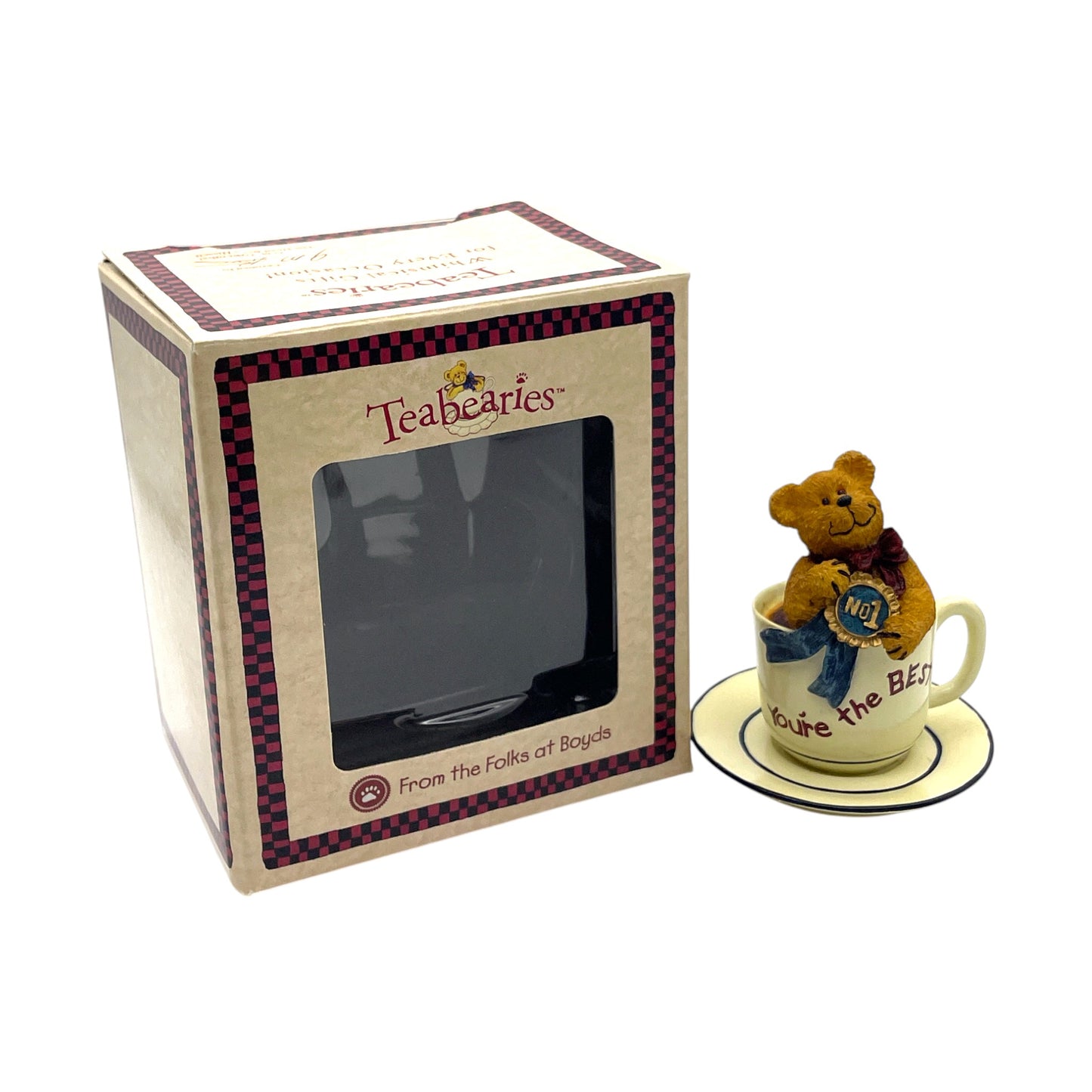 Teabearies - You're The Best Christmas Ornament - 2002 - 3"