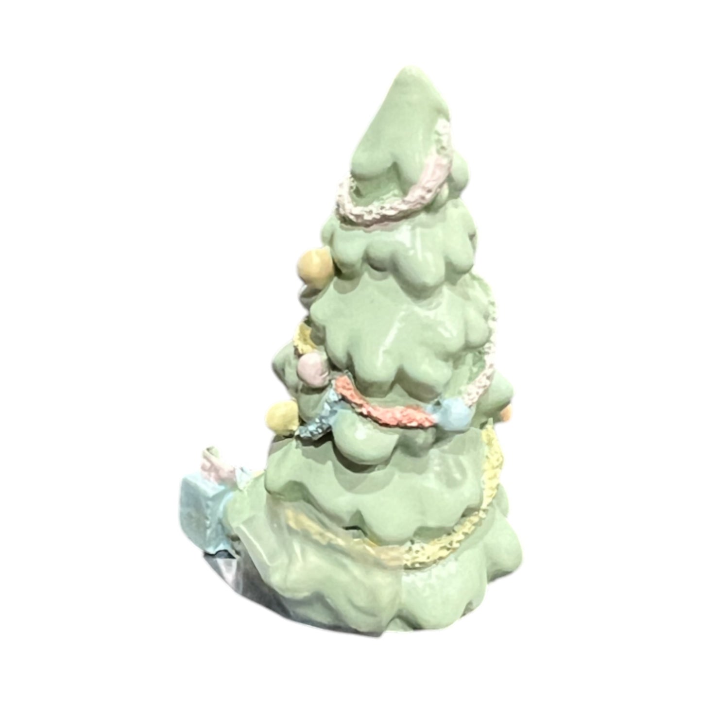 Precious Moments - Mini Pewter Christmas Tree - 613061 - 1990 - 2.5"