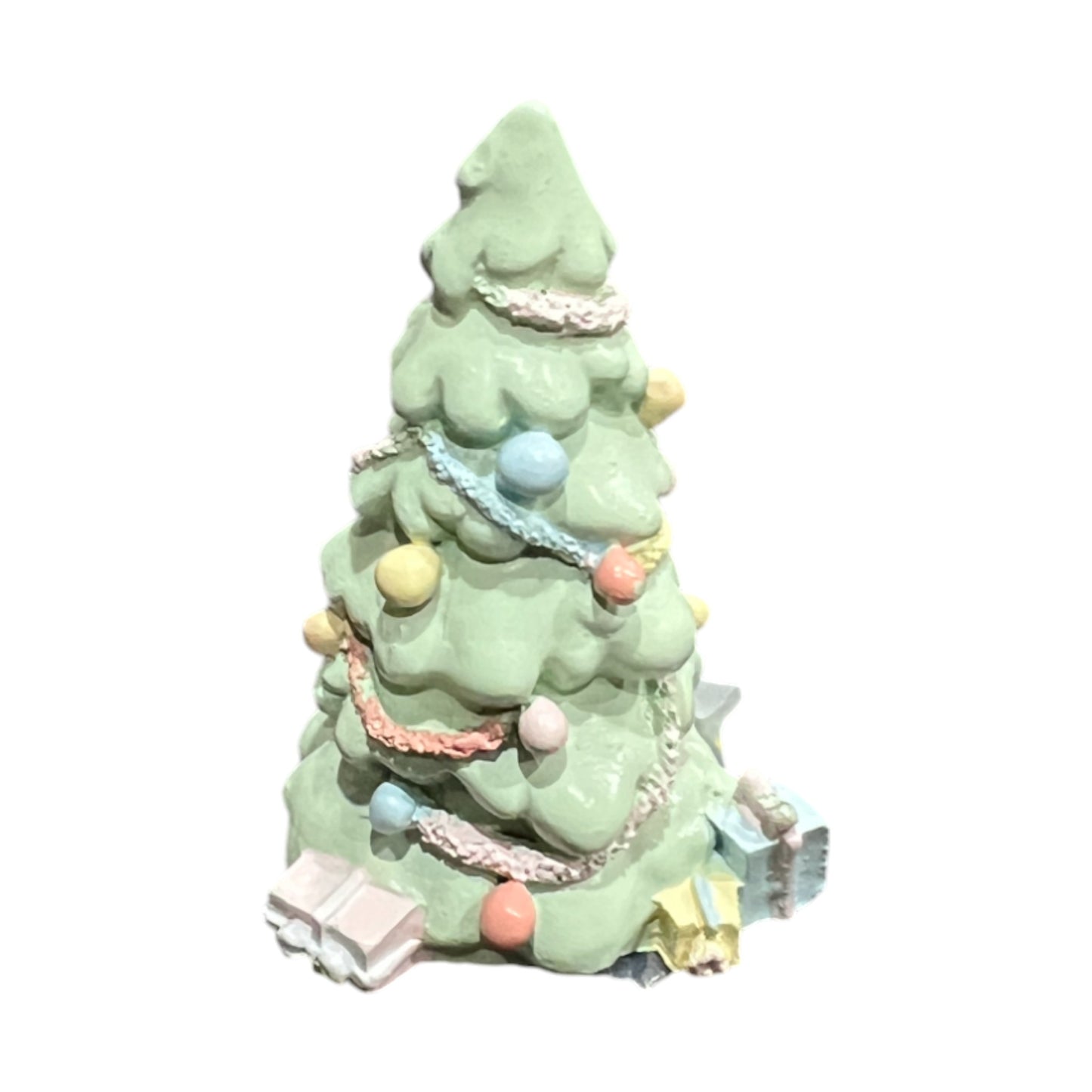Precious Moments - Mini Pewter Christmas Tree - 613061 - 1990 - 2.5"