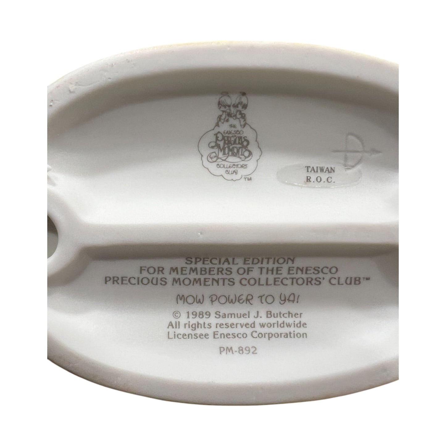 Precious Moments - Mow Power To Ya! - PM892 - 1989 - 4.75"