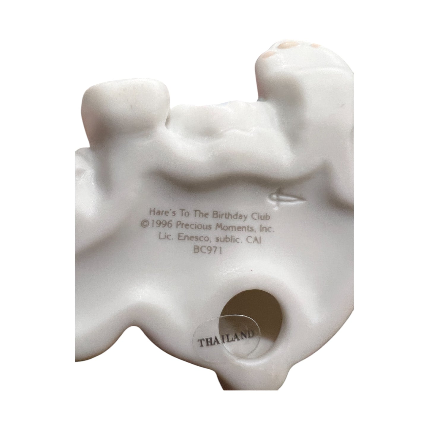 Precious Moments - Hare's To The Birthday Club - BC971 - 1997 - 3.75"