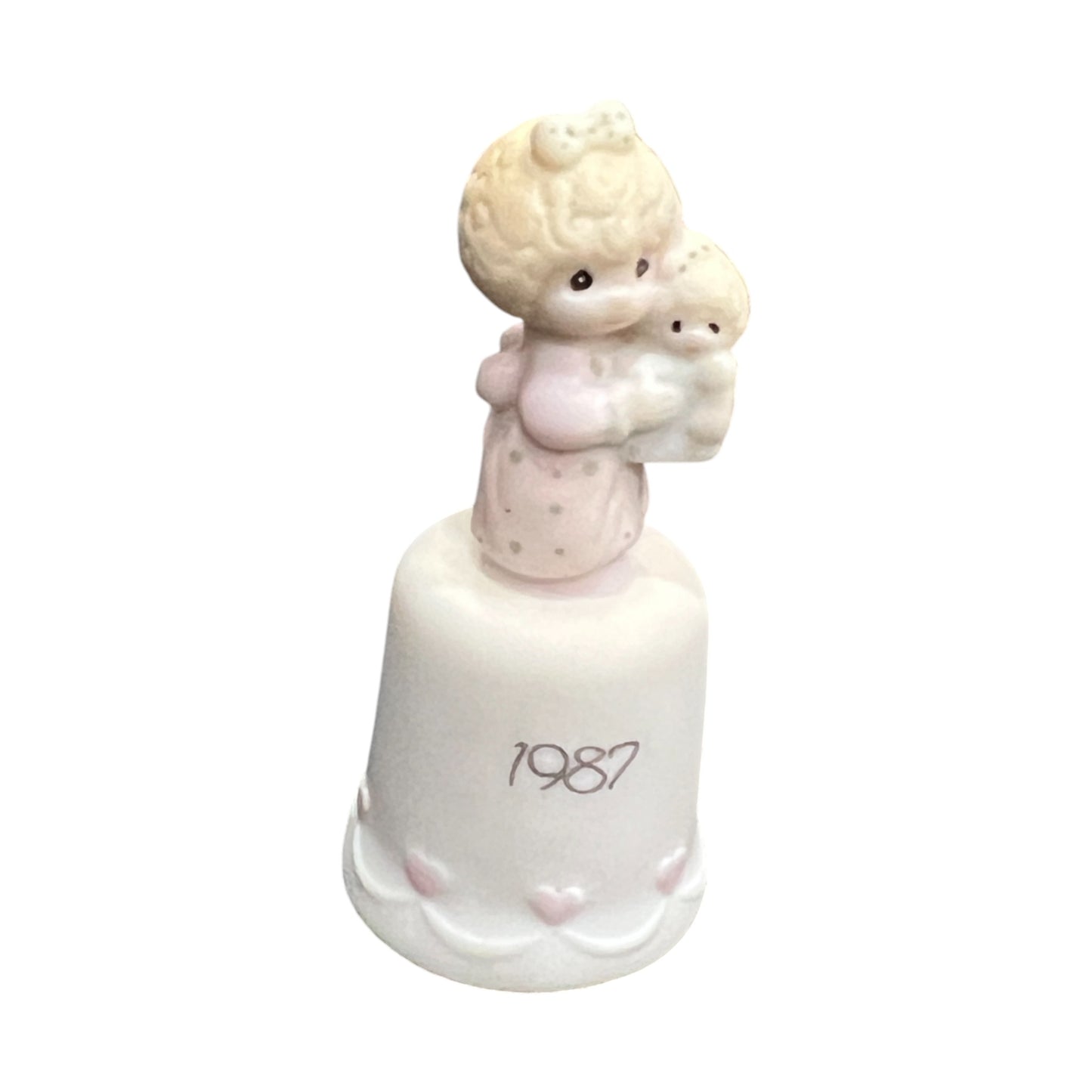 Precious Moments - Love Is The Best Gift Of All Thimble - 109843 - 1987 - 2.25"