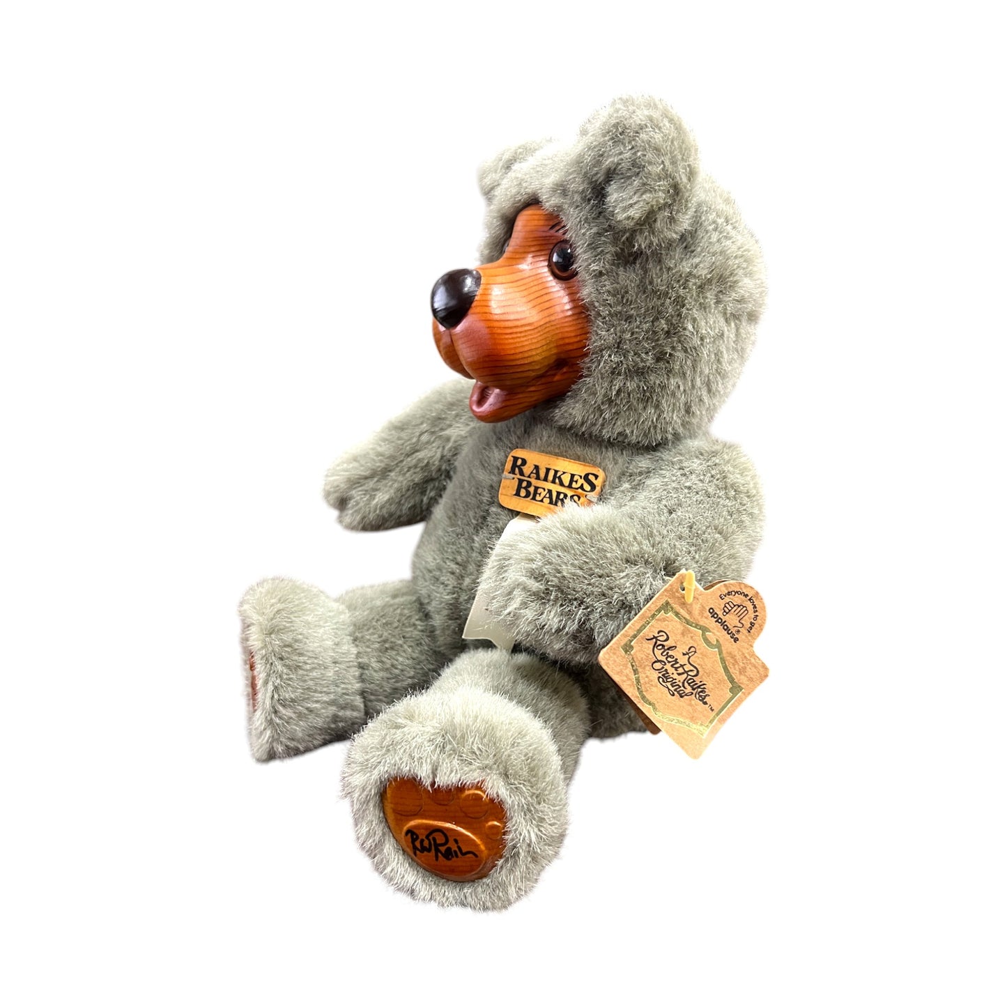 Raikes Bears - Woody Bear - Hand Signed By Robert Raikes - 12"