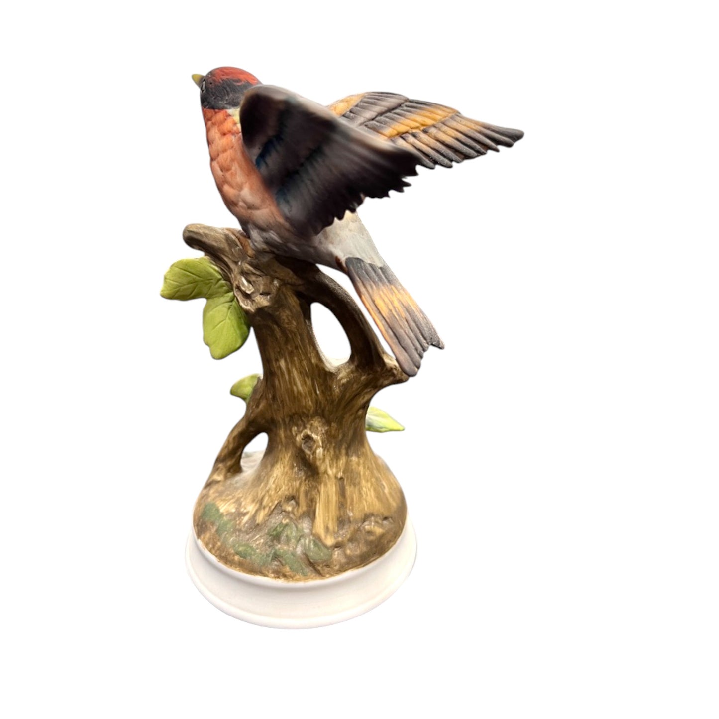 Lefton China - Bird In Tree Branch With Flowers - 7"
