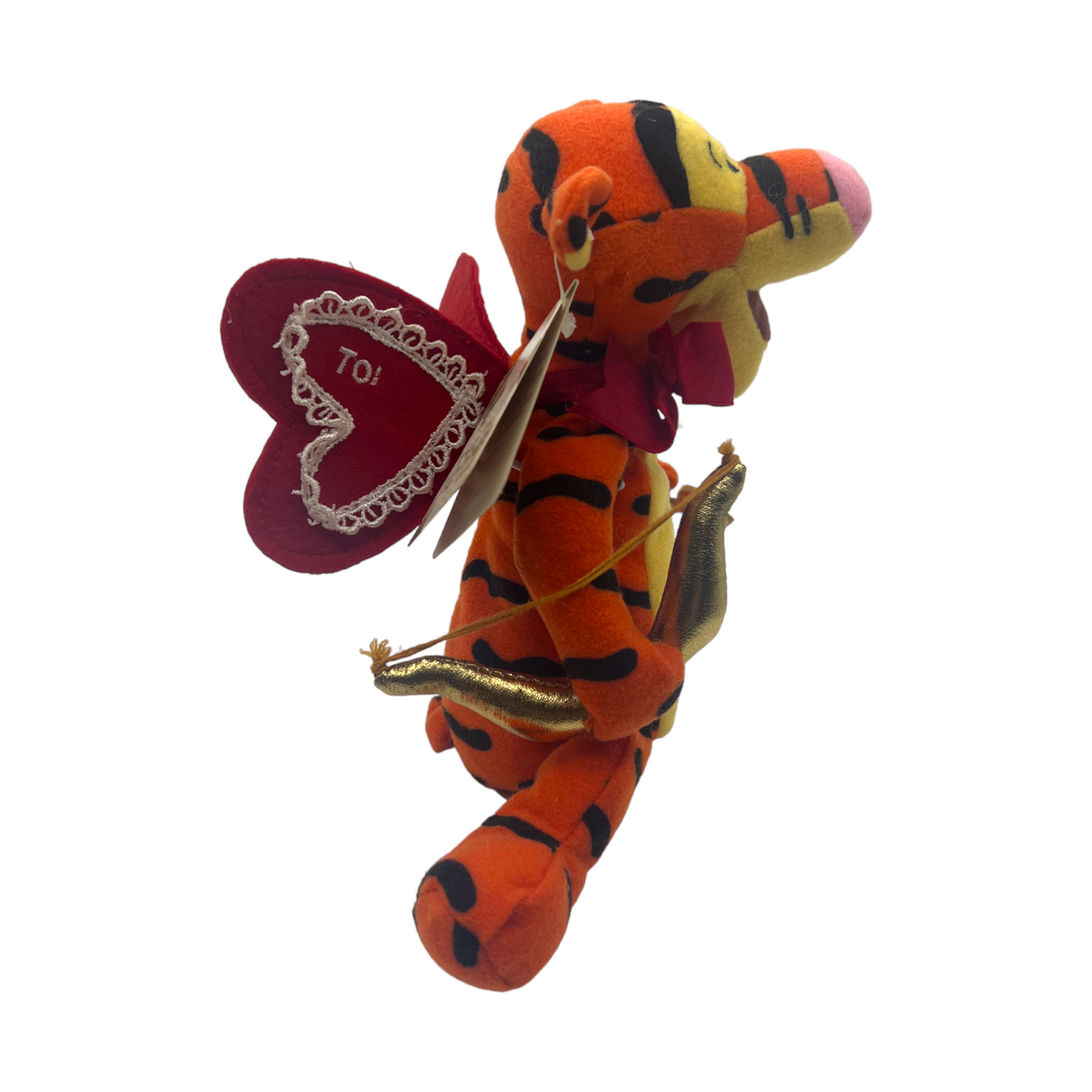 Disney Store - February Tigger Mini Bean Bag - With Tag - 9"