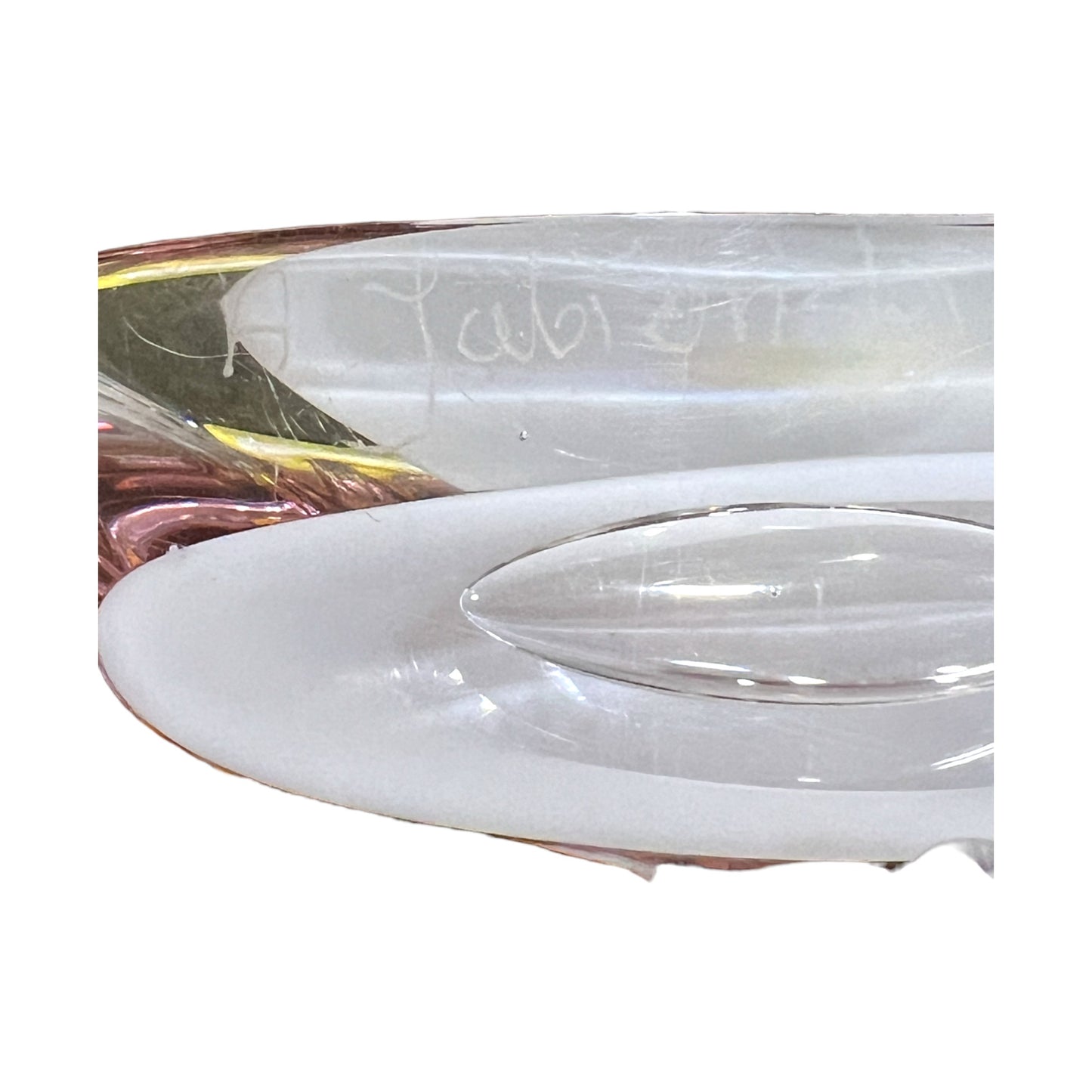 Adam Jablonski - Enchanting Blush Bubble Vase - Signed Vintage Masterpiece - 14"